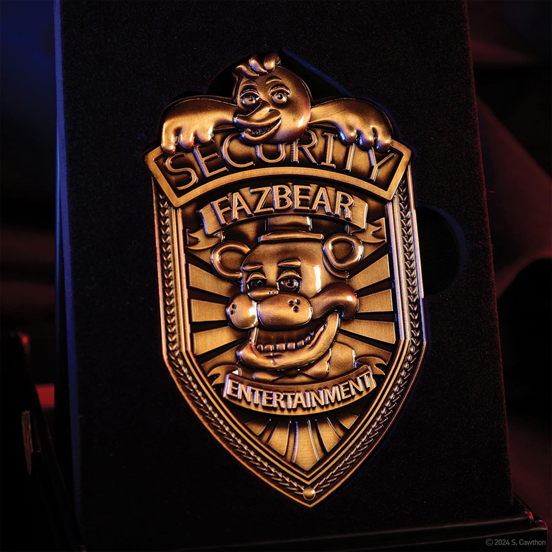 Five Nights at Freddy's Security Badge Metal Replica