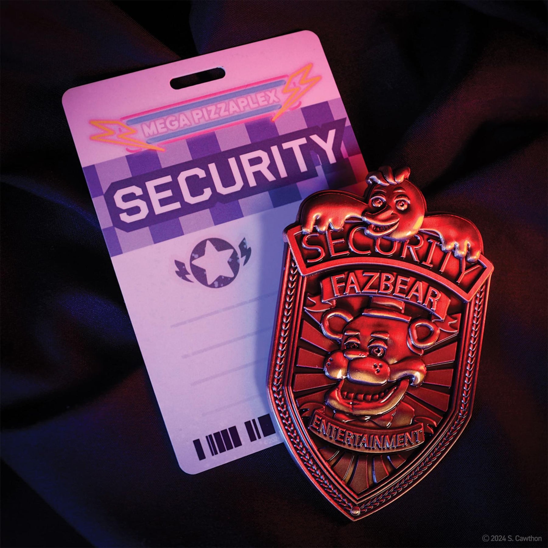 Five Nights at Freddy's Security Badge Metal Replica
