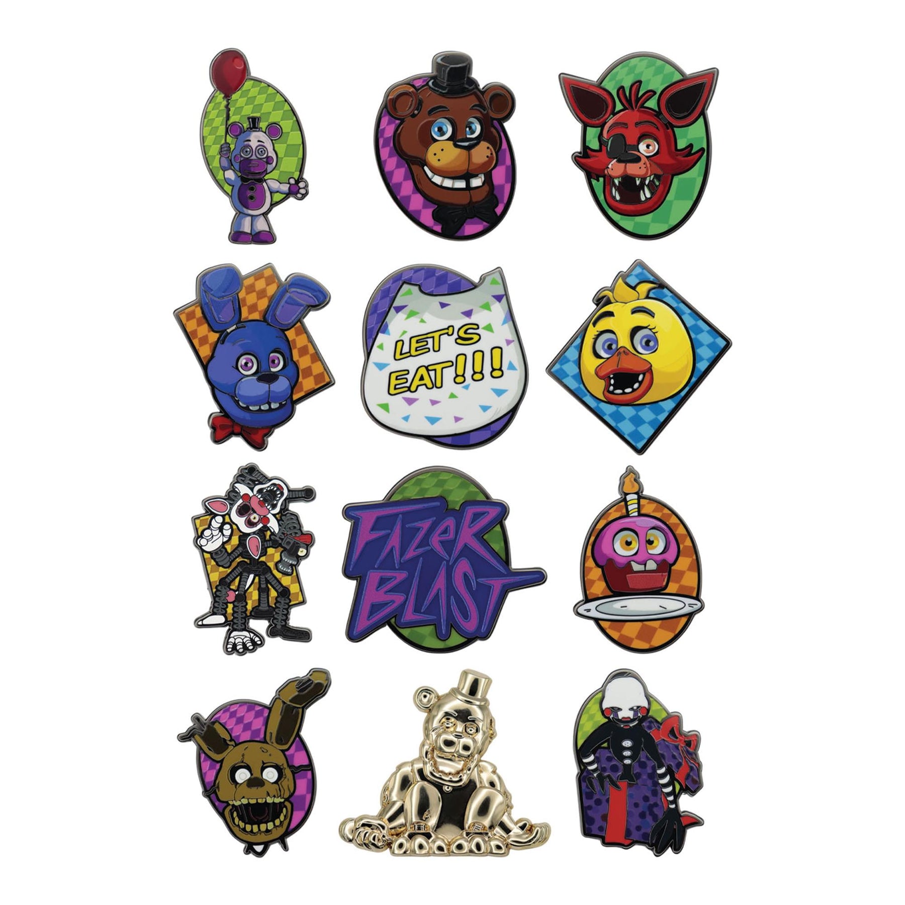 Five Nights At Freddy's Mystery Pin Badge | One Random