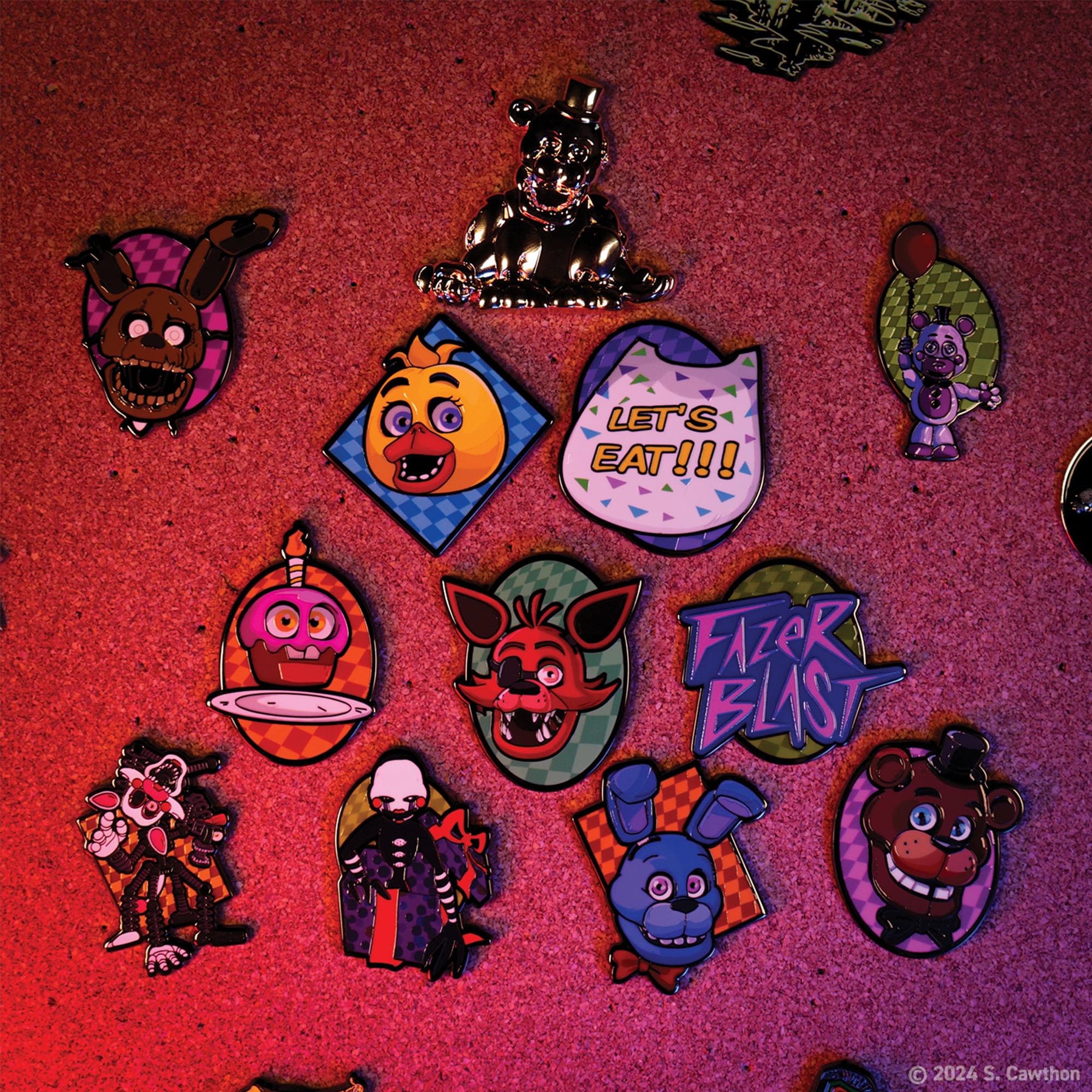 Five Nights At Freddy's Mystery Pin Badge | One Random