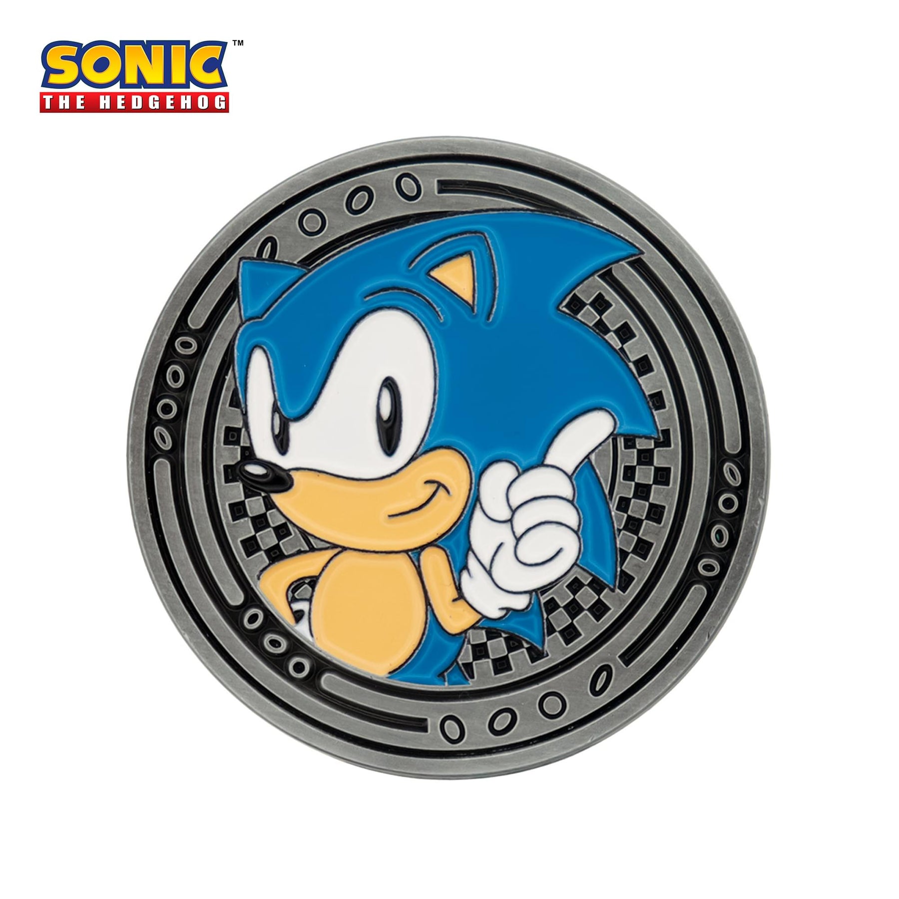 Sonic The Hedgehog Limited Edition Sonic and Tails Silver-Plated Replica Coin