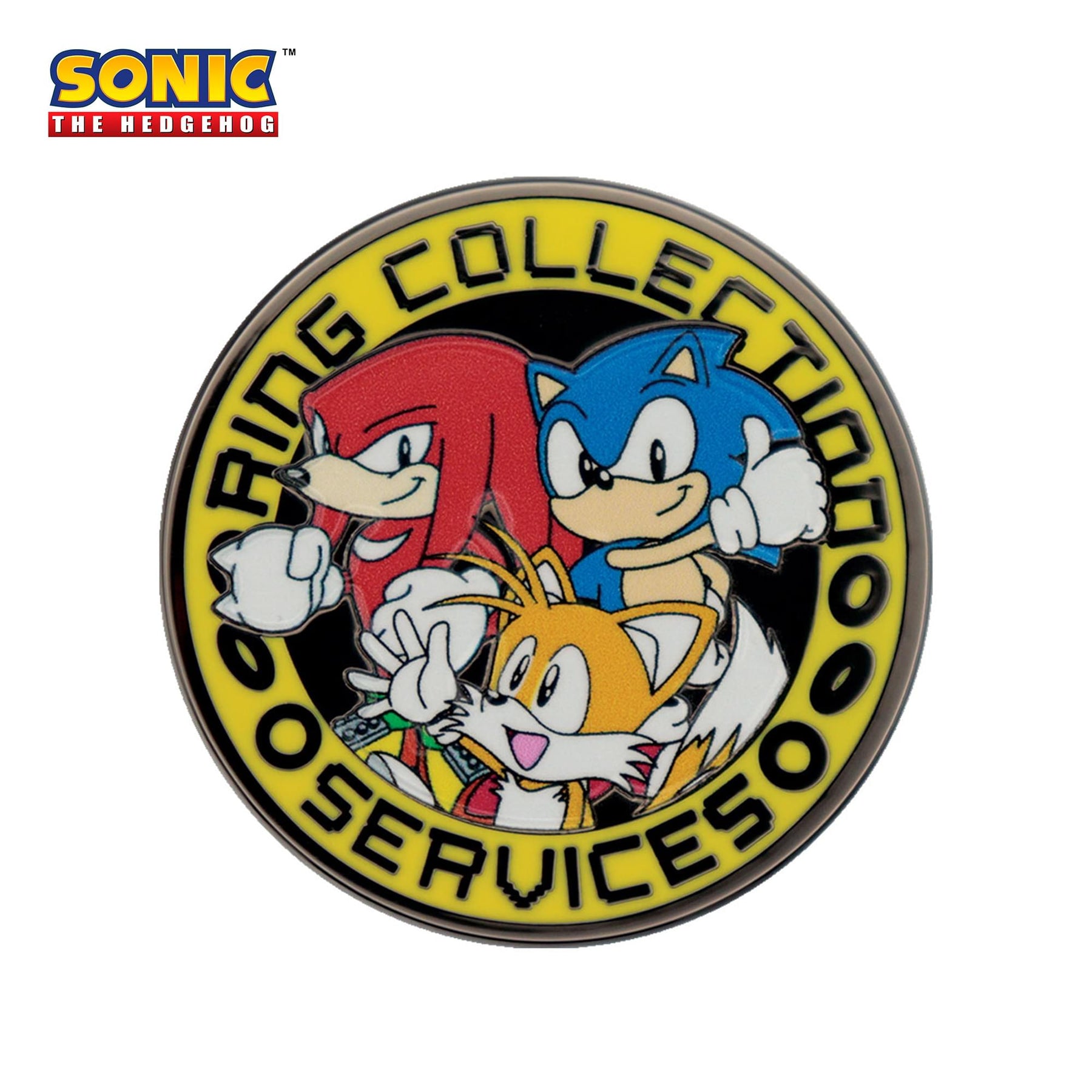 Sonic The Hedgehog Limited Edition Sonic, Tails, and Knuckles Pin Badge