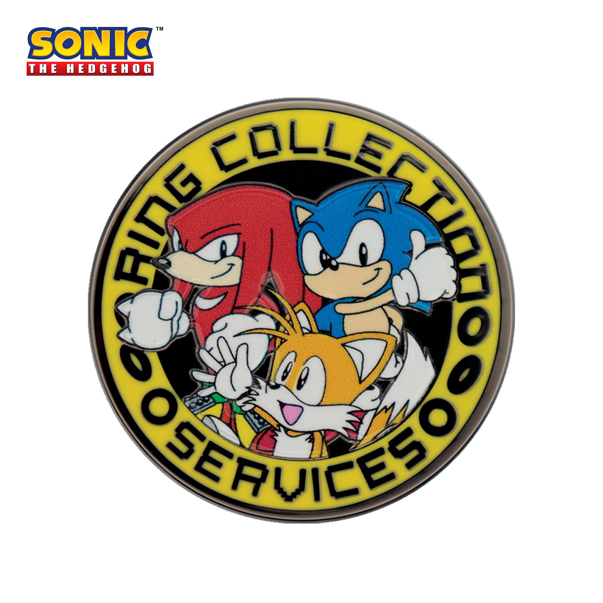 Sonic The Hedgehog Limited Edition Sonic, Tails, and Knuckles Pin Badge