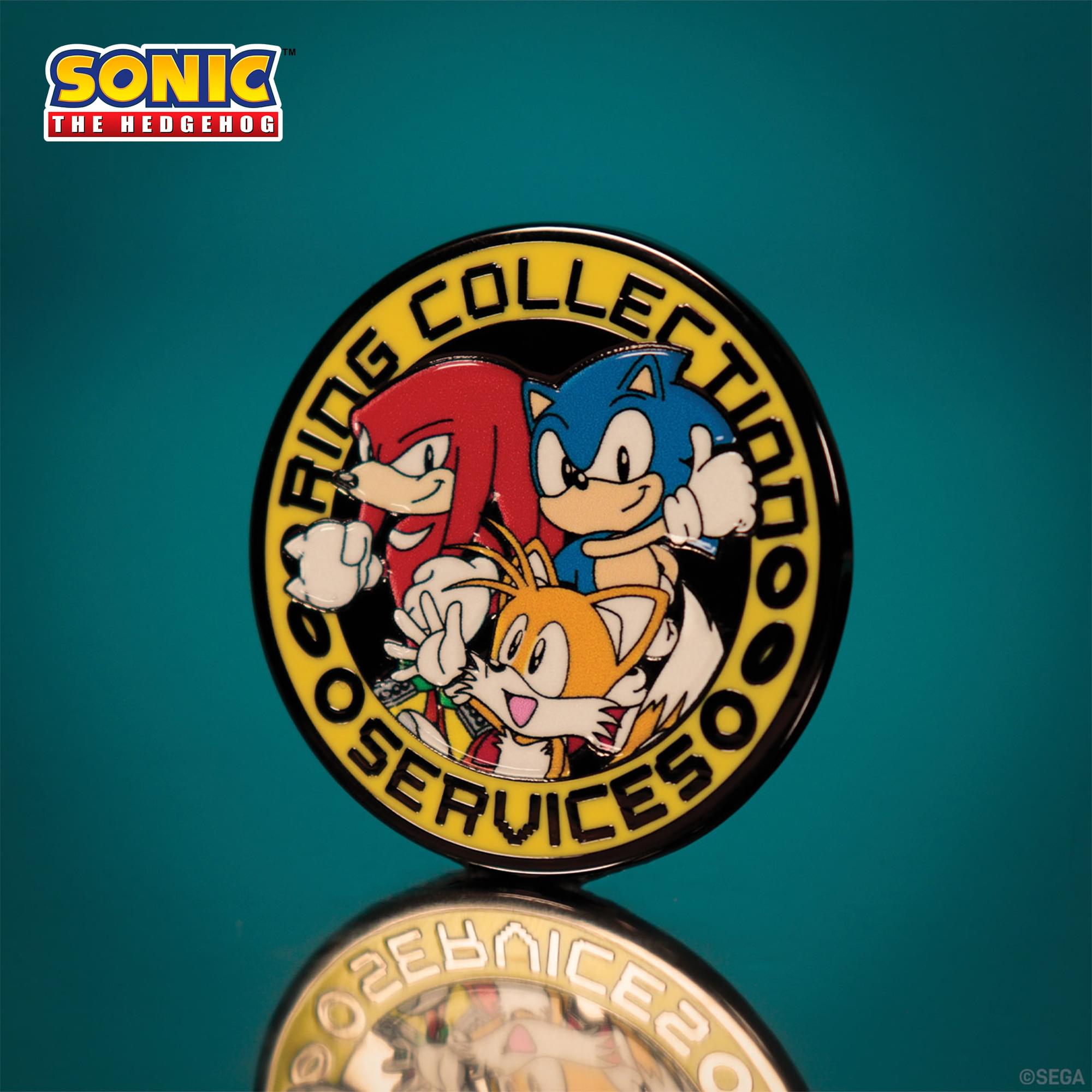 Sonic The Hedgehog Limited Edition Sonic, Tails, and Knuckles Pin Badge
