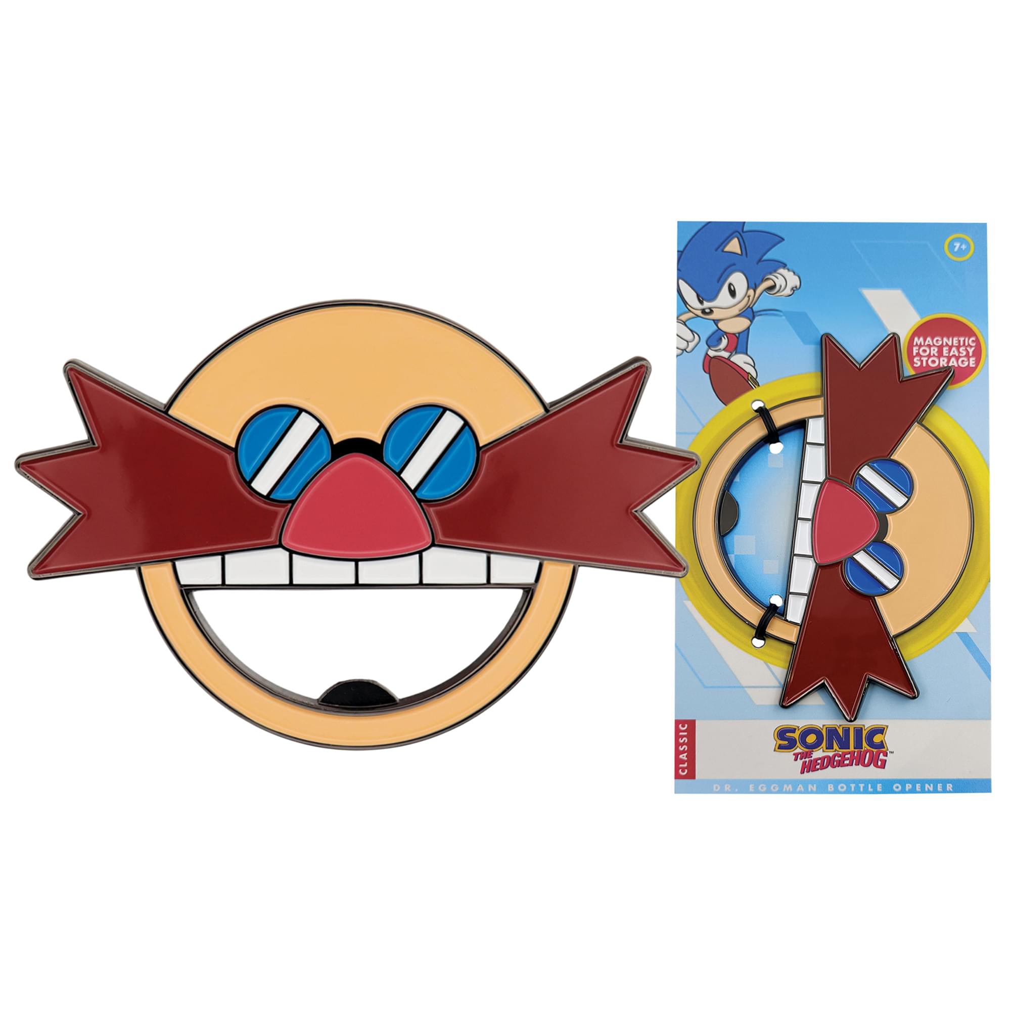 Sonic The Hedgehog Dr. Eggman Metal Bottle Opener | 3 x 4 Inches