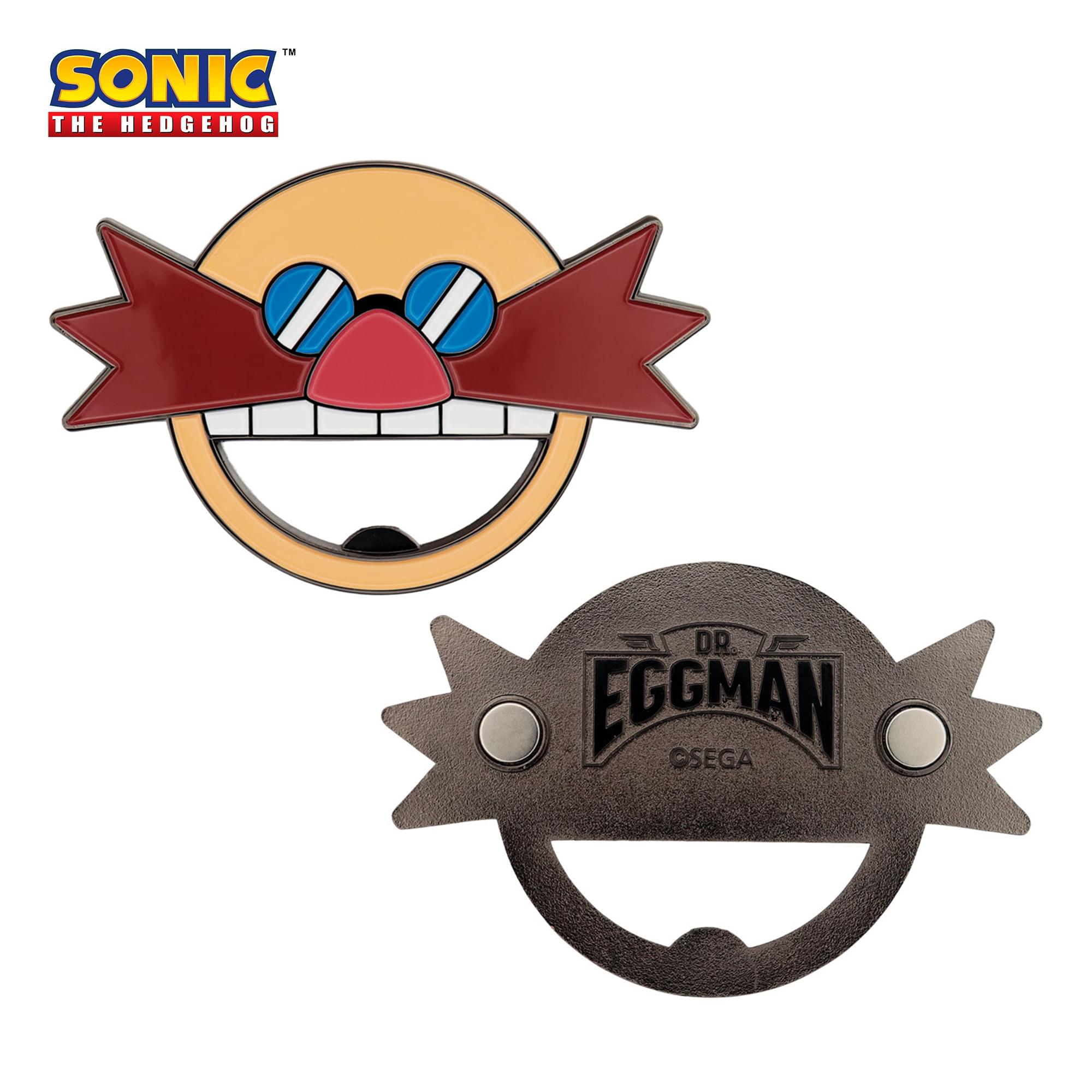Sonic The Hedgehog Dr. Eggman Metal Bottle Opener | 3 x 4 Inches
