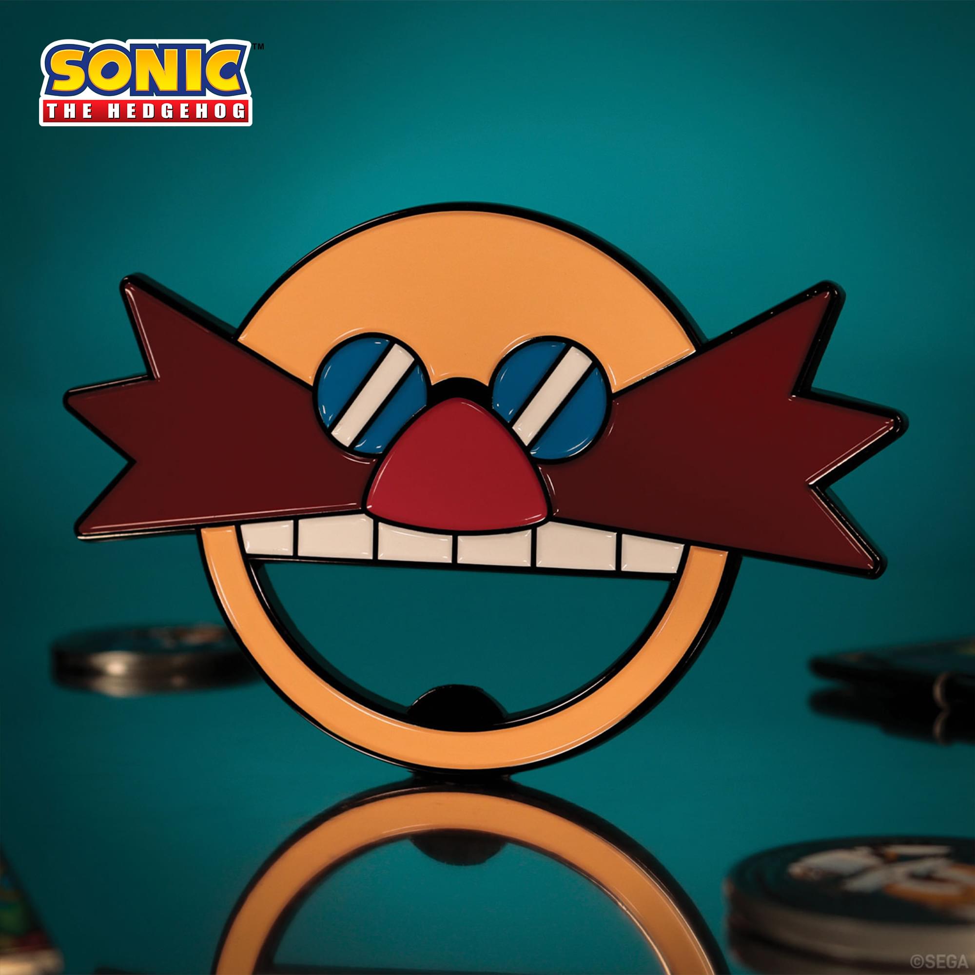 Sonic The Hedgehog Dr. Eggman Metal Bottle Opener | 3 x 4 Inches