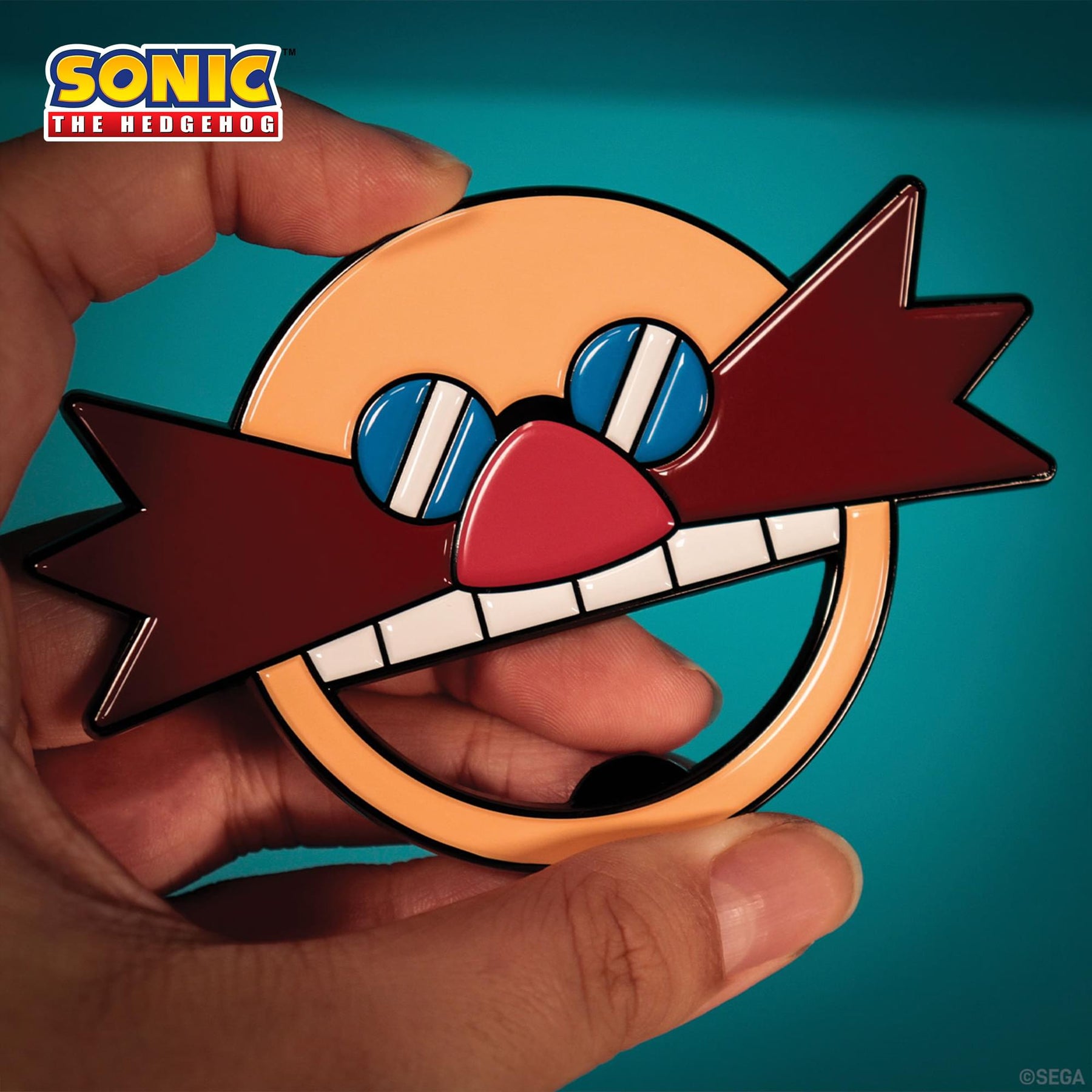 Sonic The Hedgehog Dr. Eggman Metal Bottle Opener | 3 x 4 Inches