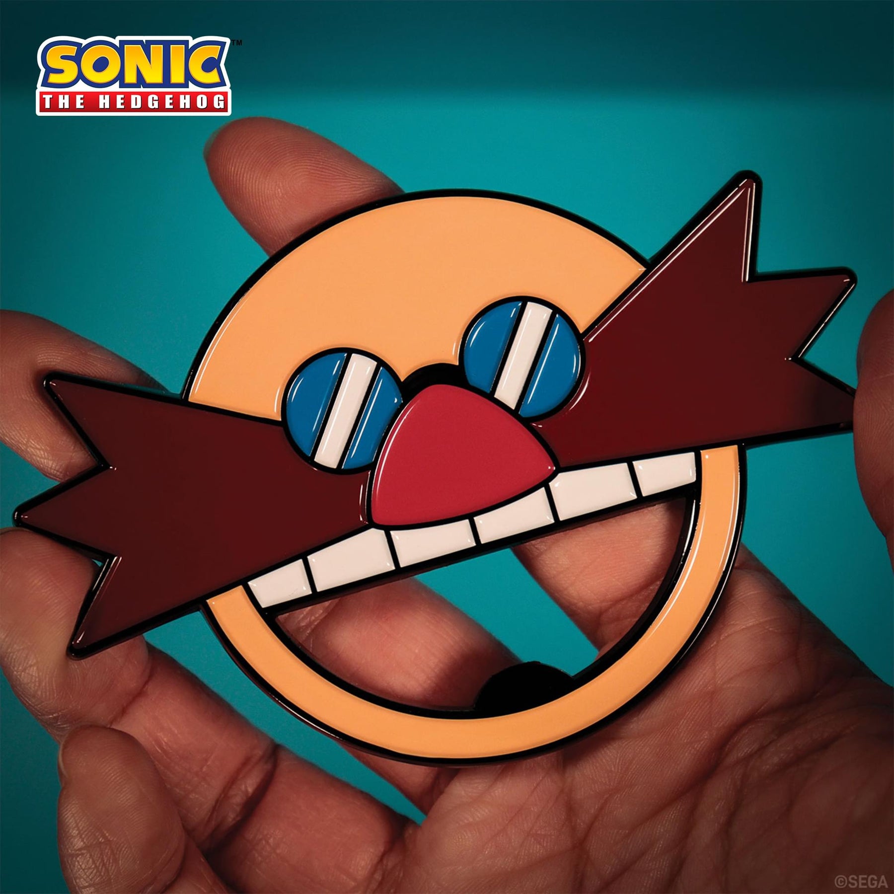 Sonic The Hedgehog Dr. Eggman Metal Bottle Opener | 3 x 4 Inches