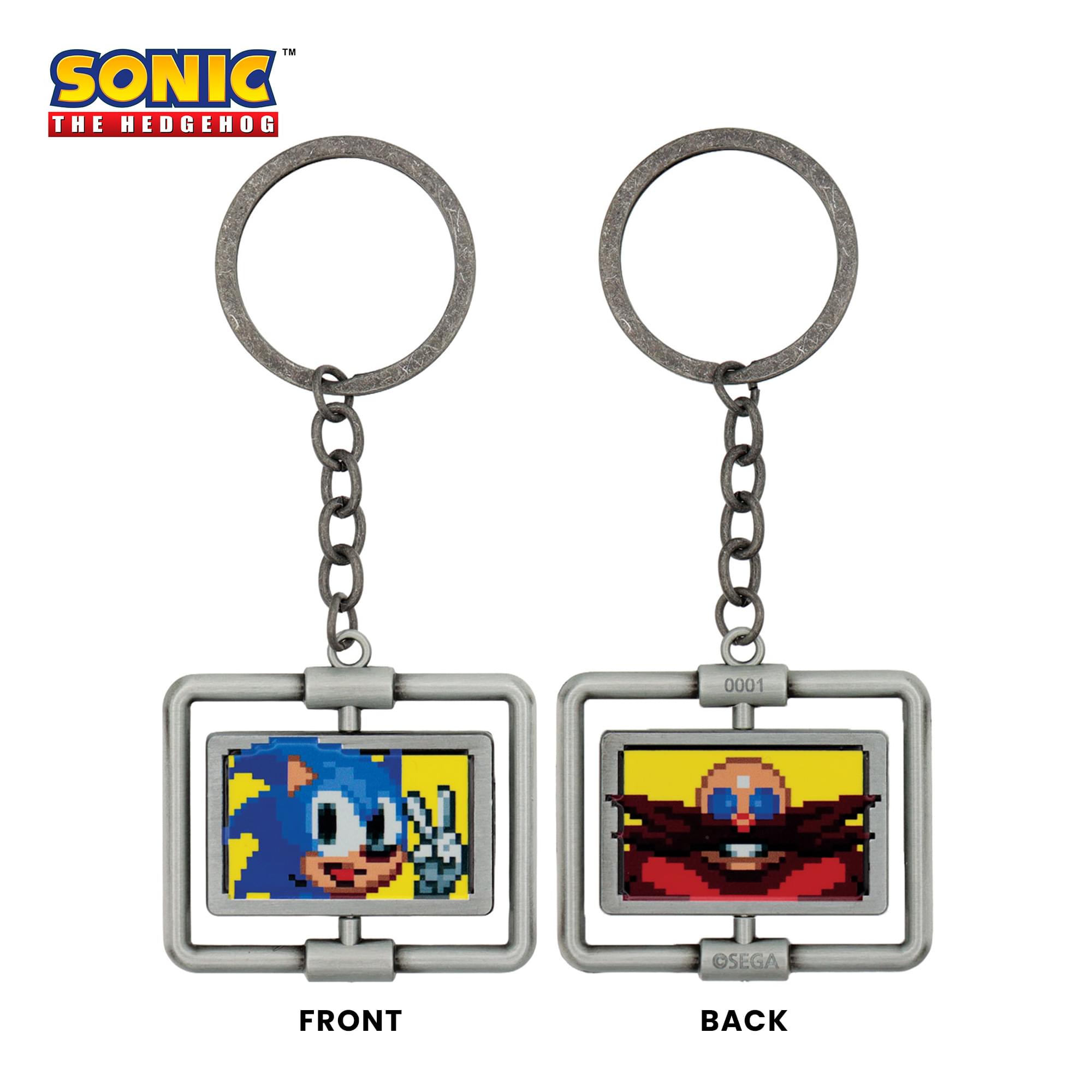 Sonic The Hedgehog Limited Edition Metal Spinning Keyring