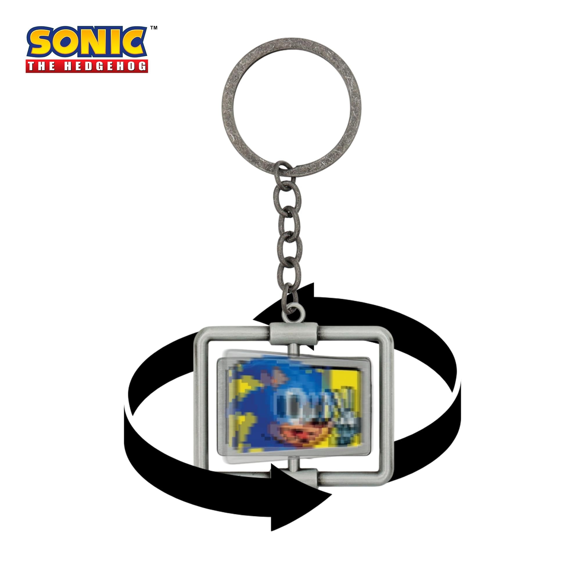 Sonic The Hedgehog Limited Edition Metal Spinning Keyring
