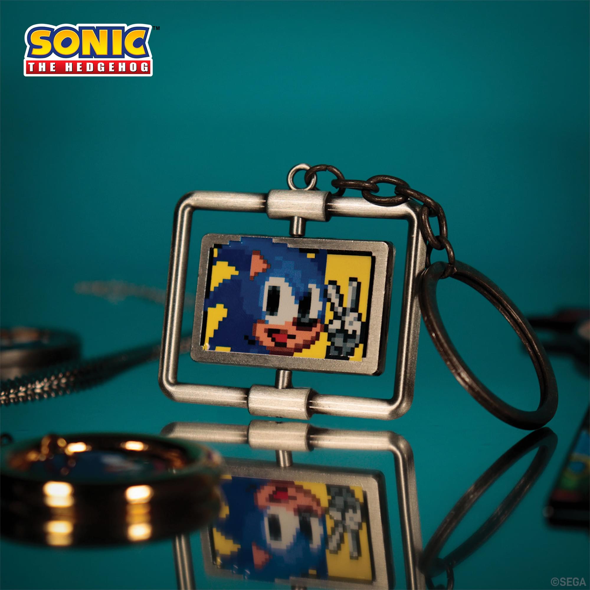 Sonic The Hedgehog Limited Edition Metal Spinning Keyring