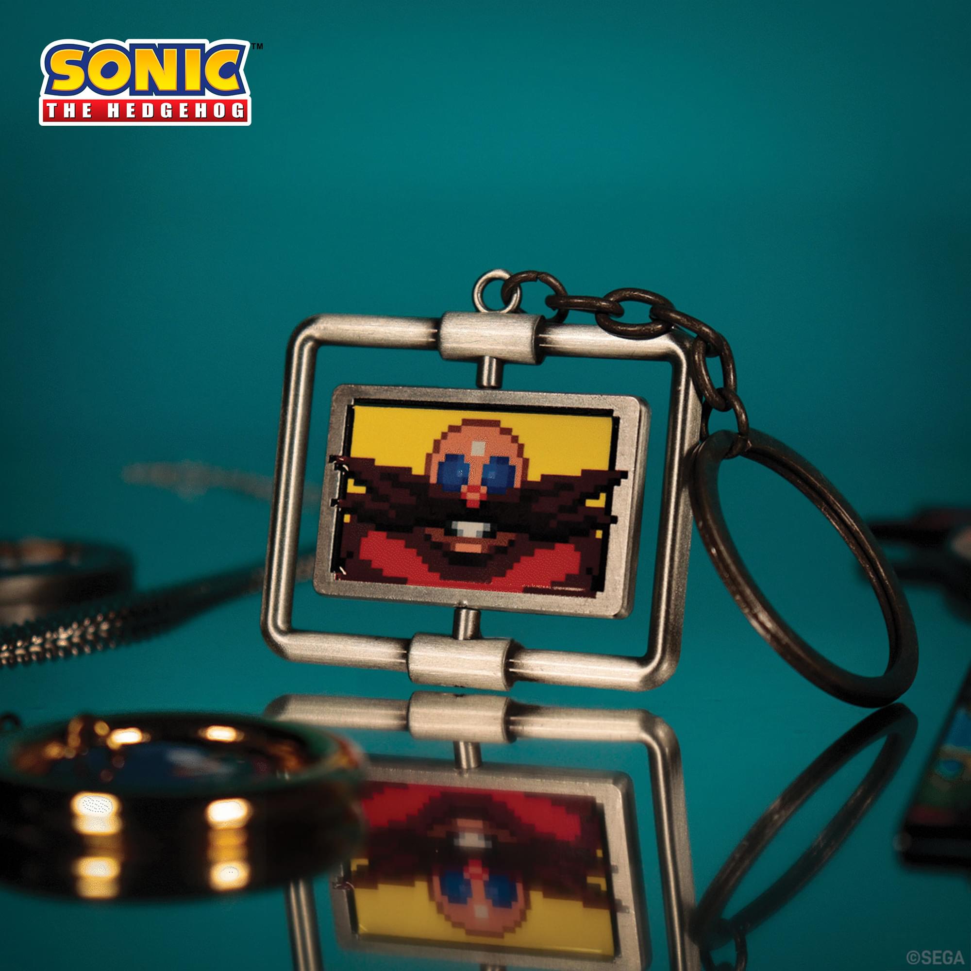 Sonic The Hedgehog Limited Edition Metal Spinning Keyring