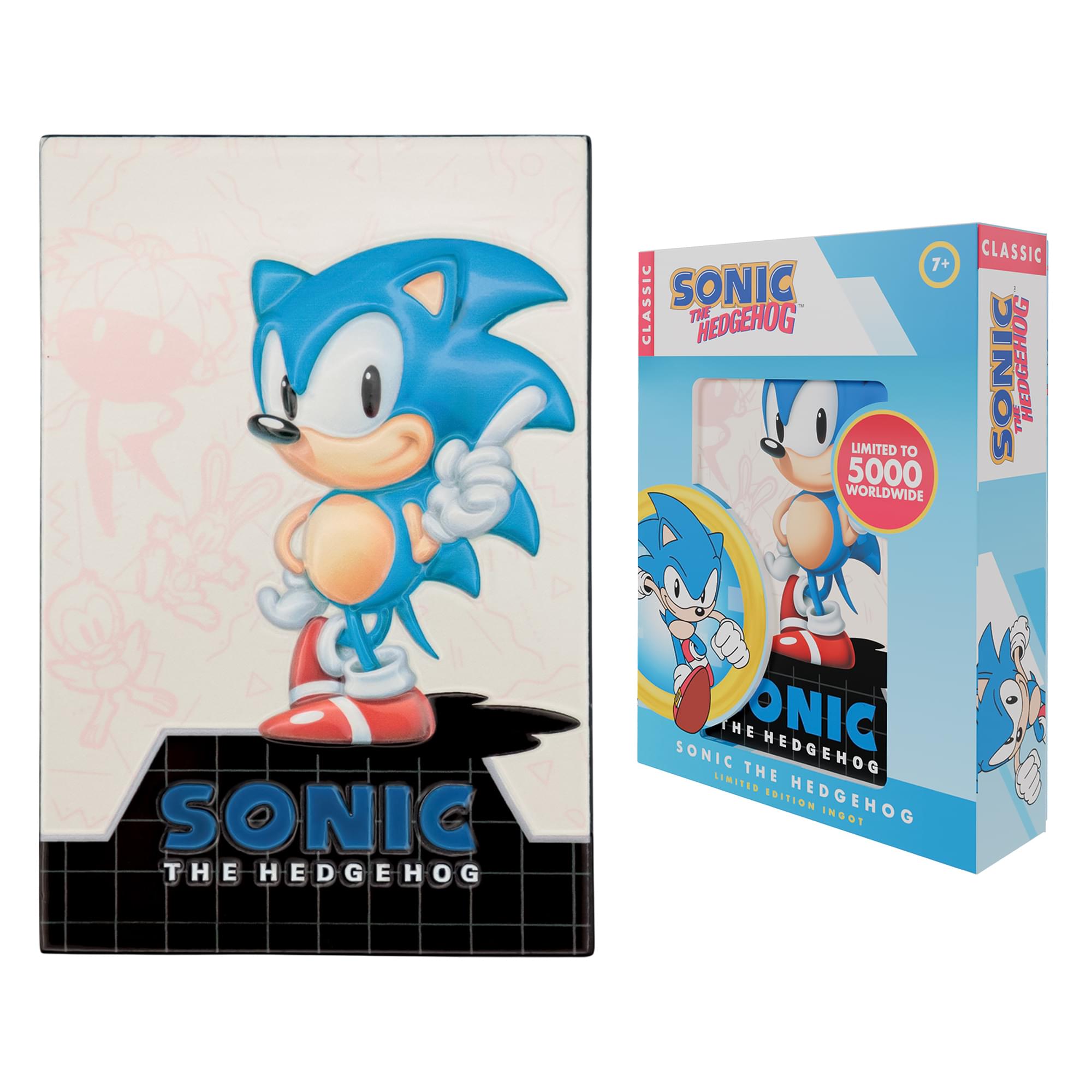 Sonic The Hedgehog and Dr. Eggman Limited Edition Metal Replica Ingot