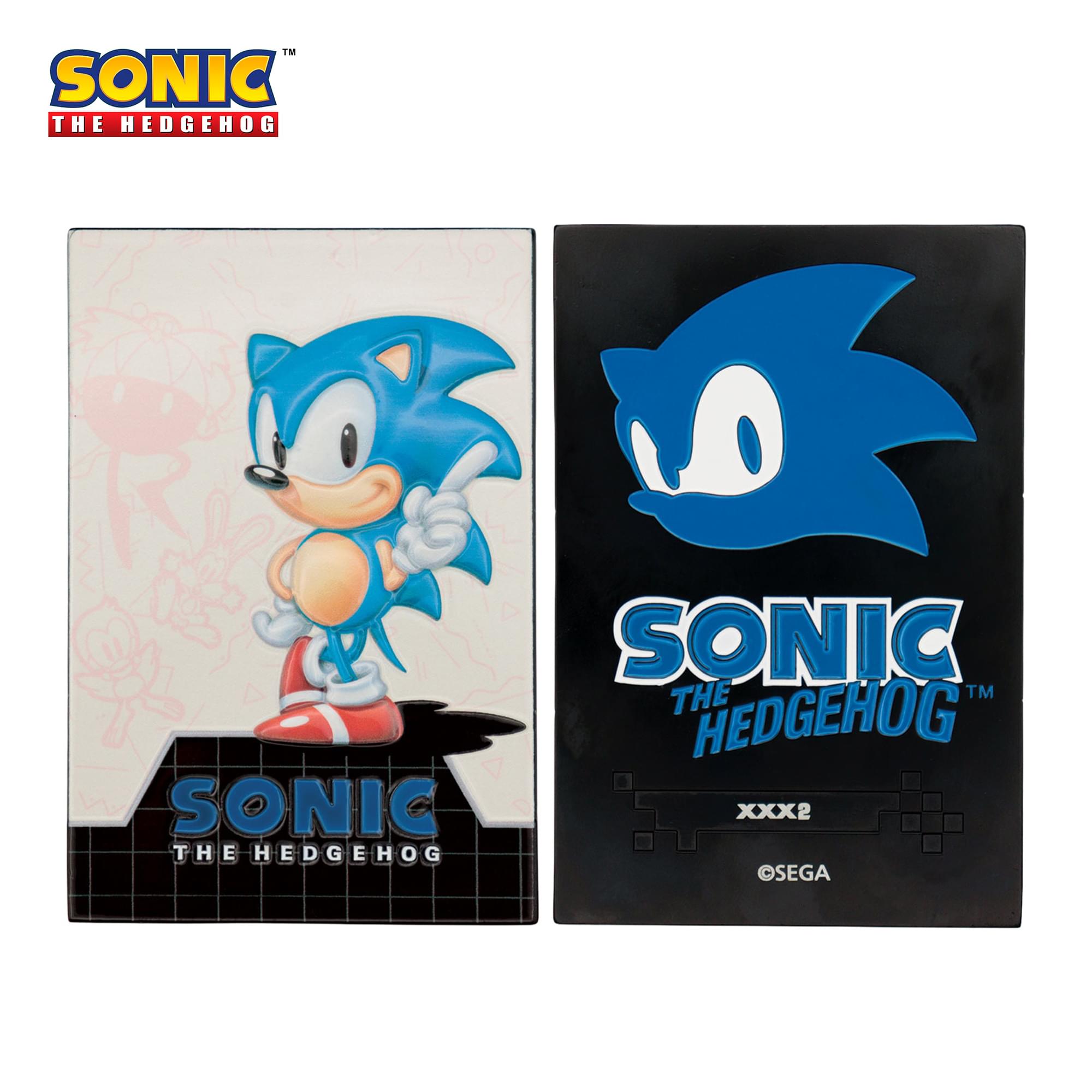 Sonic The Hedgehog and Dr. Eggman Limited Edition Metal Replica Ingot