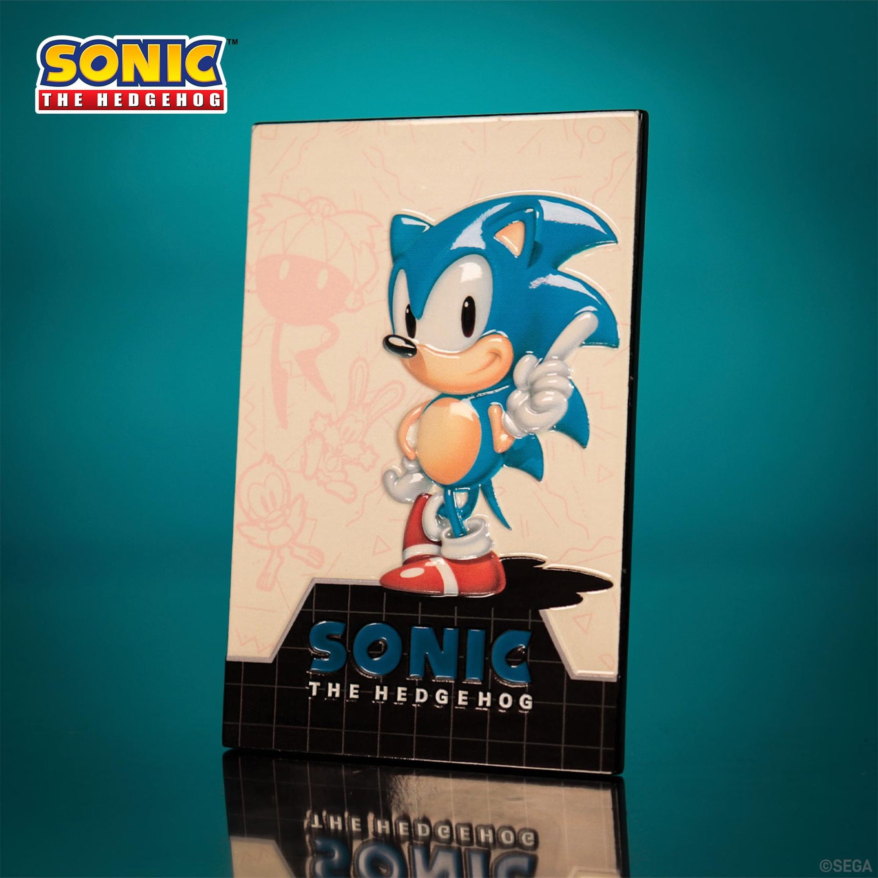 Sonic The Hedgehog and Dr. Eggman Limited Edition Metal Replica Ingot
