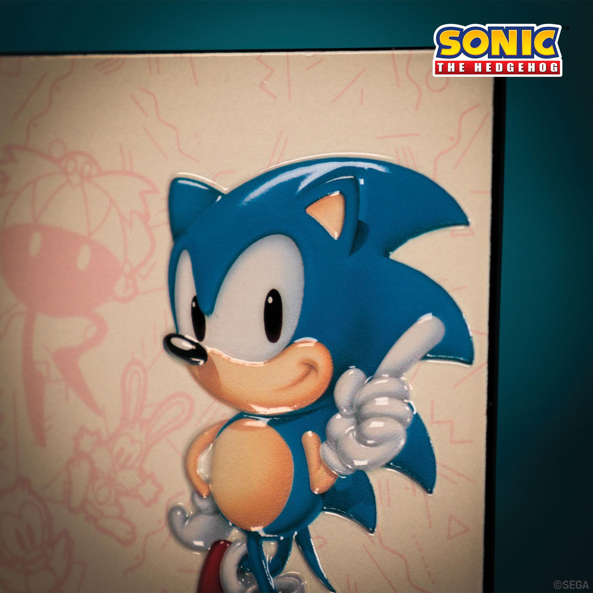 Sonic The Hedgehog and Dr. Eggman Limited Edition Metal Replica Ingot