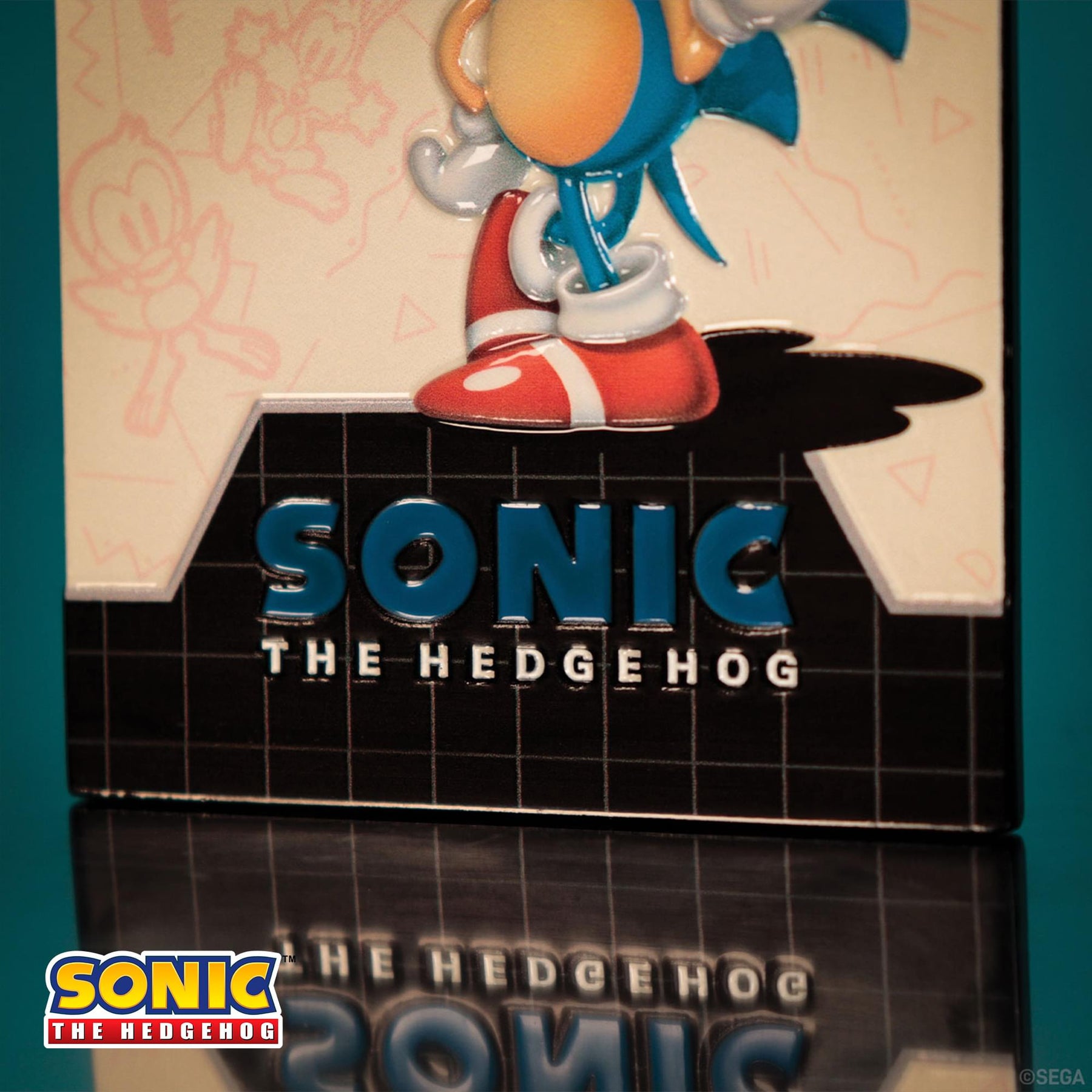 Sonic The Hedgehog and Dr. Eggman Limited Edition Metal Replica Ingot