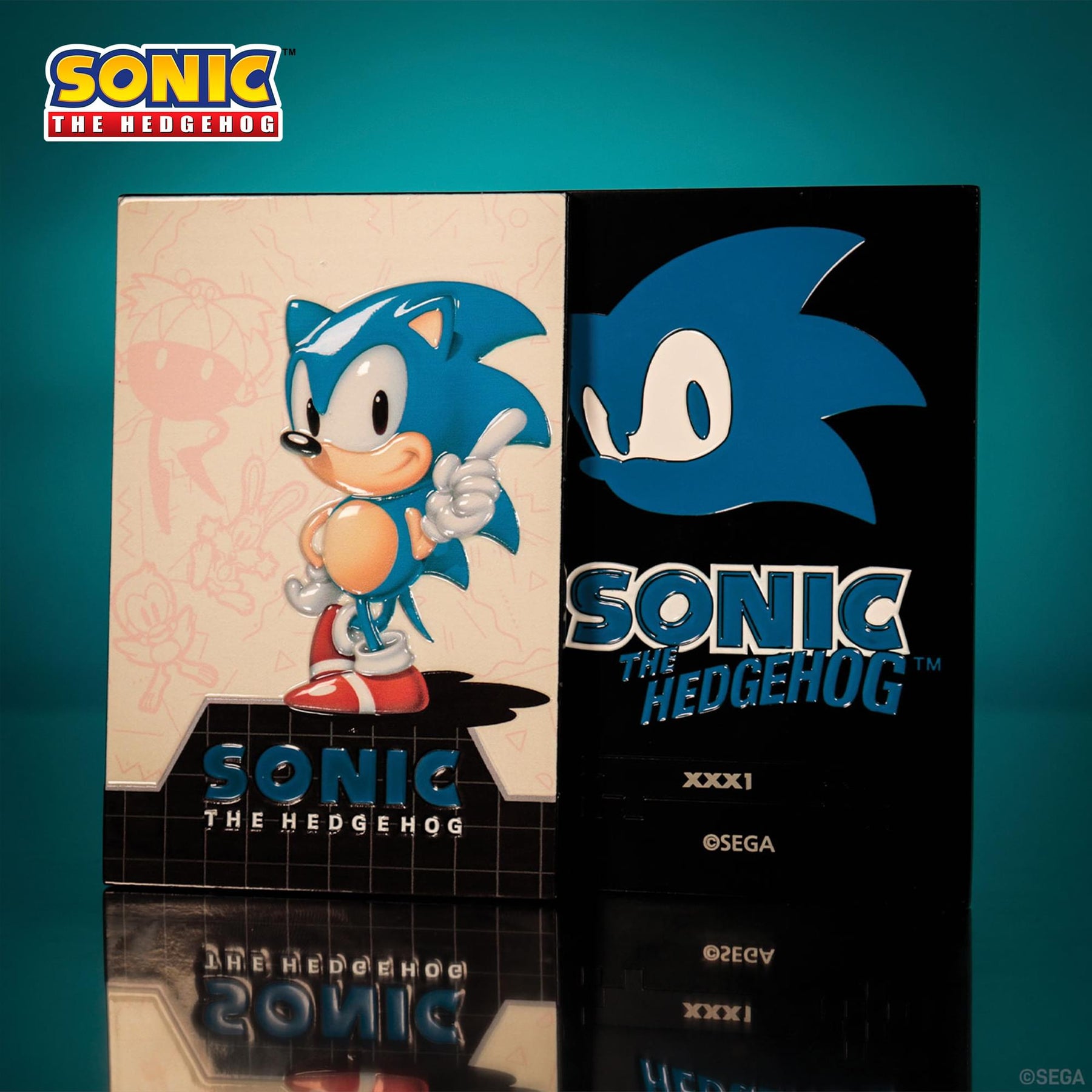 Sonic The Hedgehog and Dr. Eggman Limited Edition Metal Replica Ingot