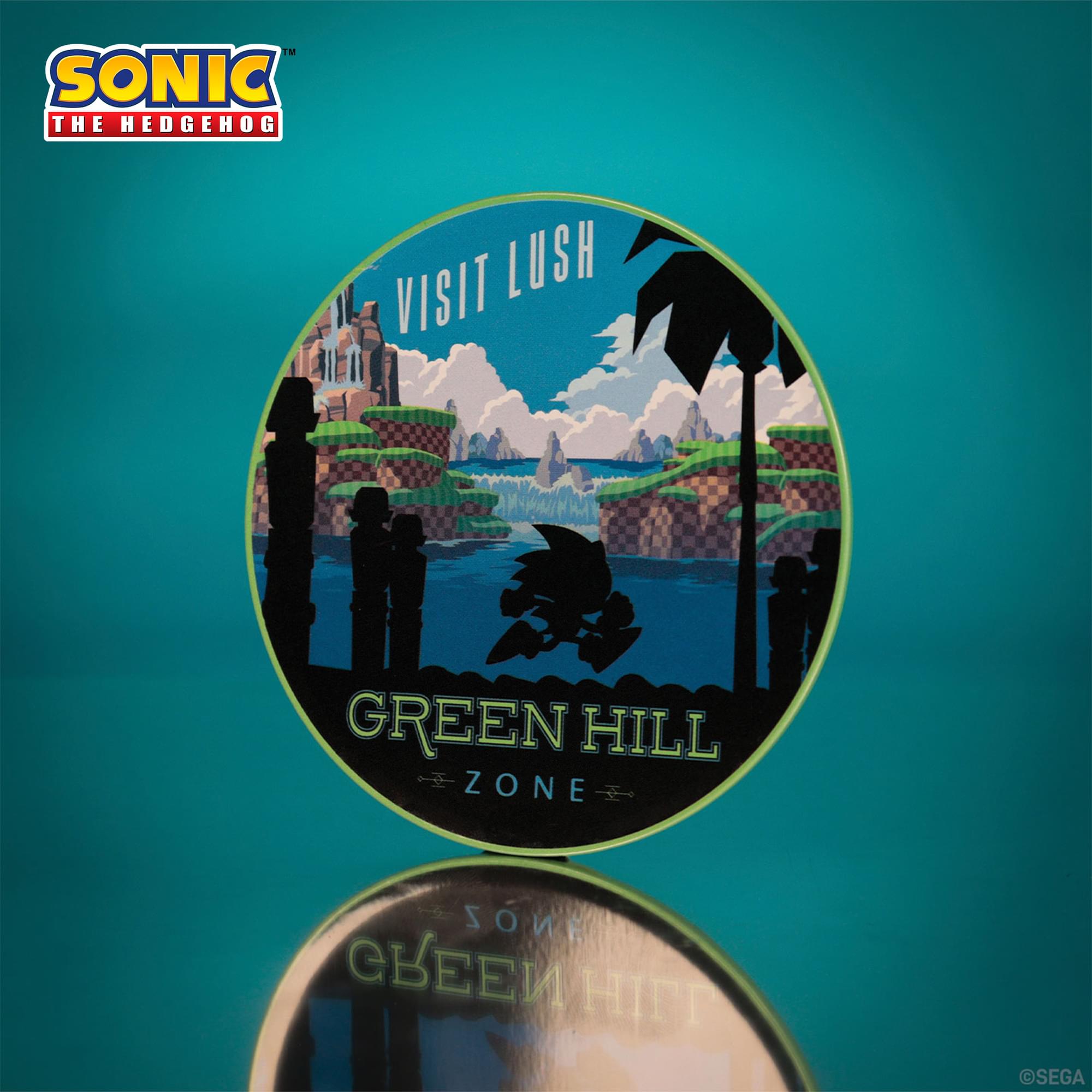 Sonic The Hedgehog 4-Piece Location Coaster Set