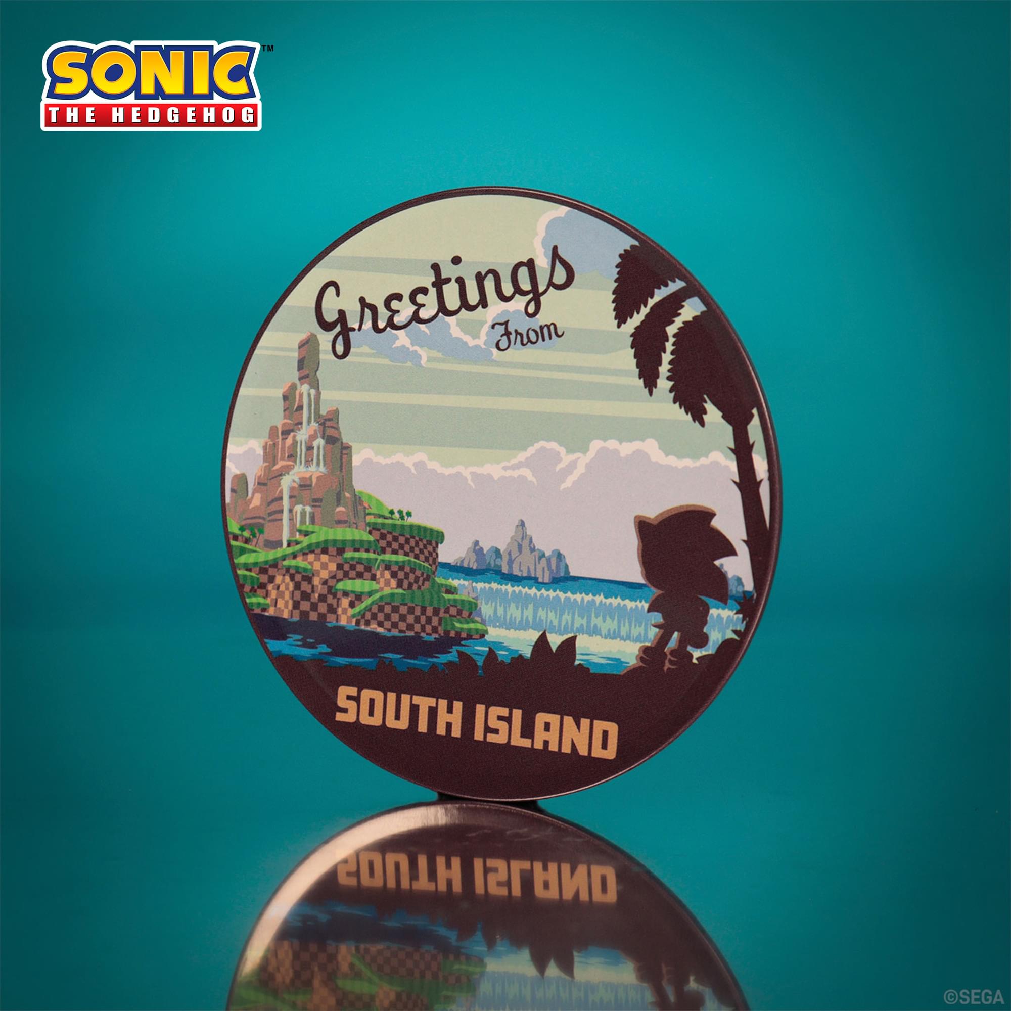 Sonic The Hedgehog 4-Piece Location Coaster Set
