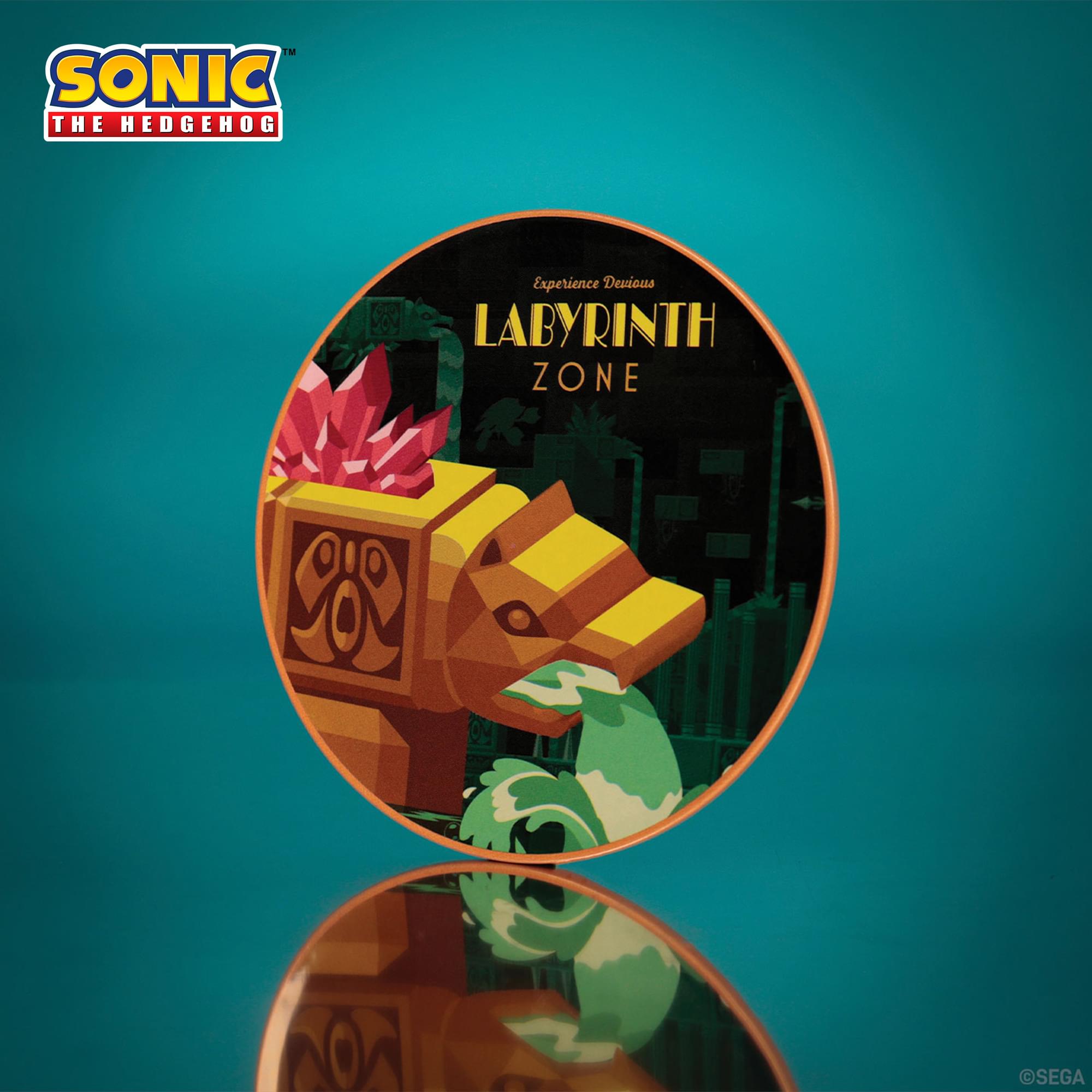 Sonic The Hedgehog 4-Piece Location Coaster Set