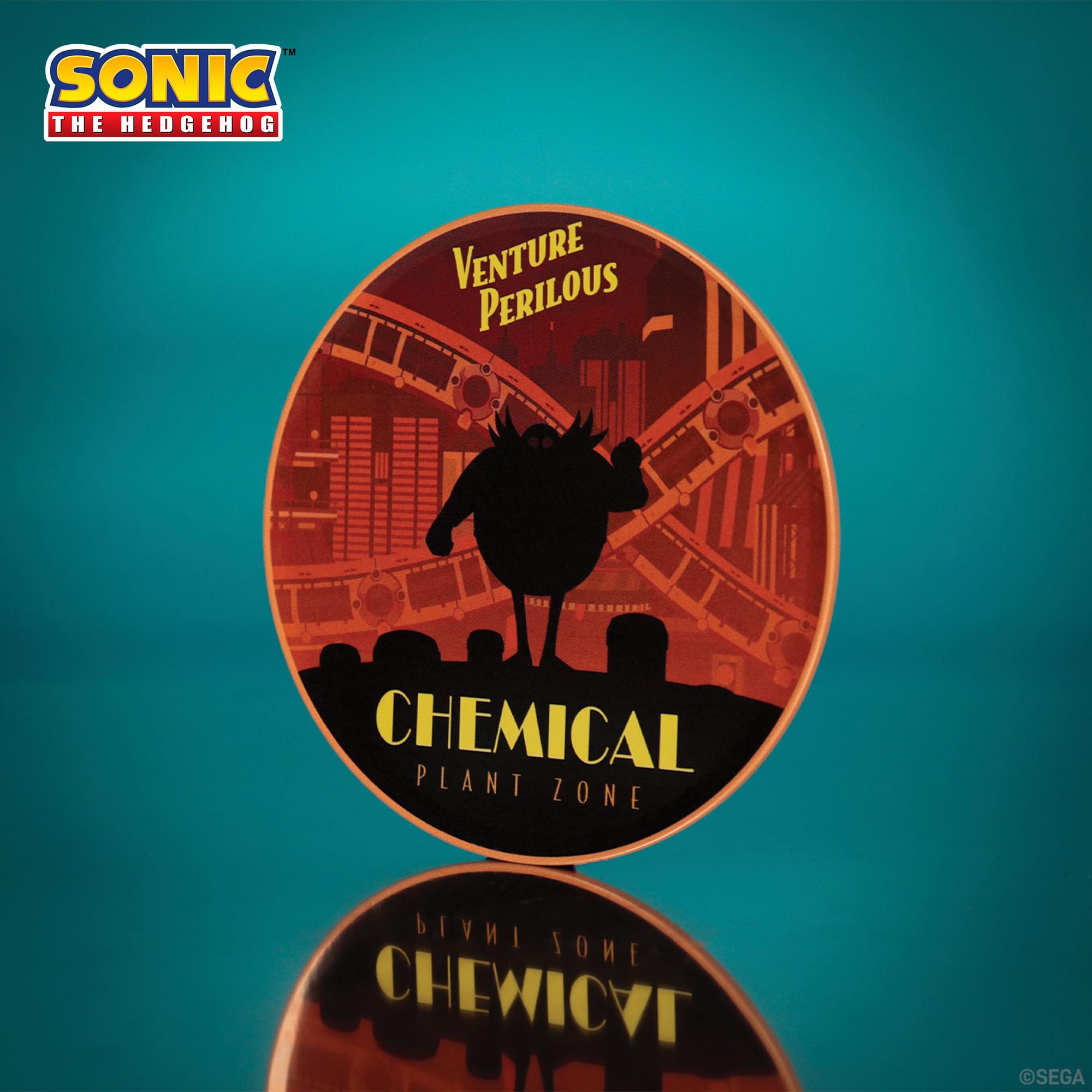 Sonic The Hedgehog 4-Piece Location Coaster Set