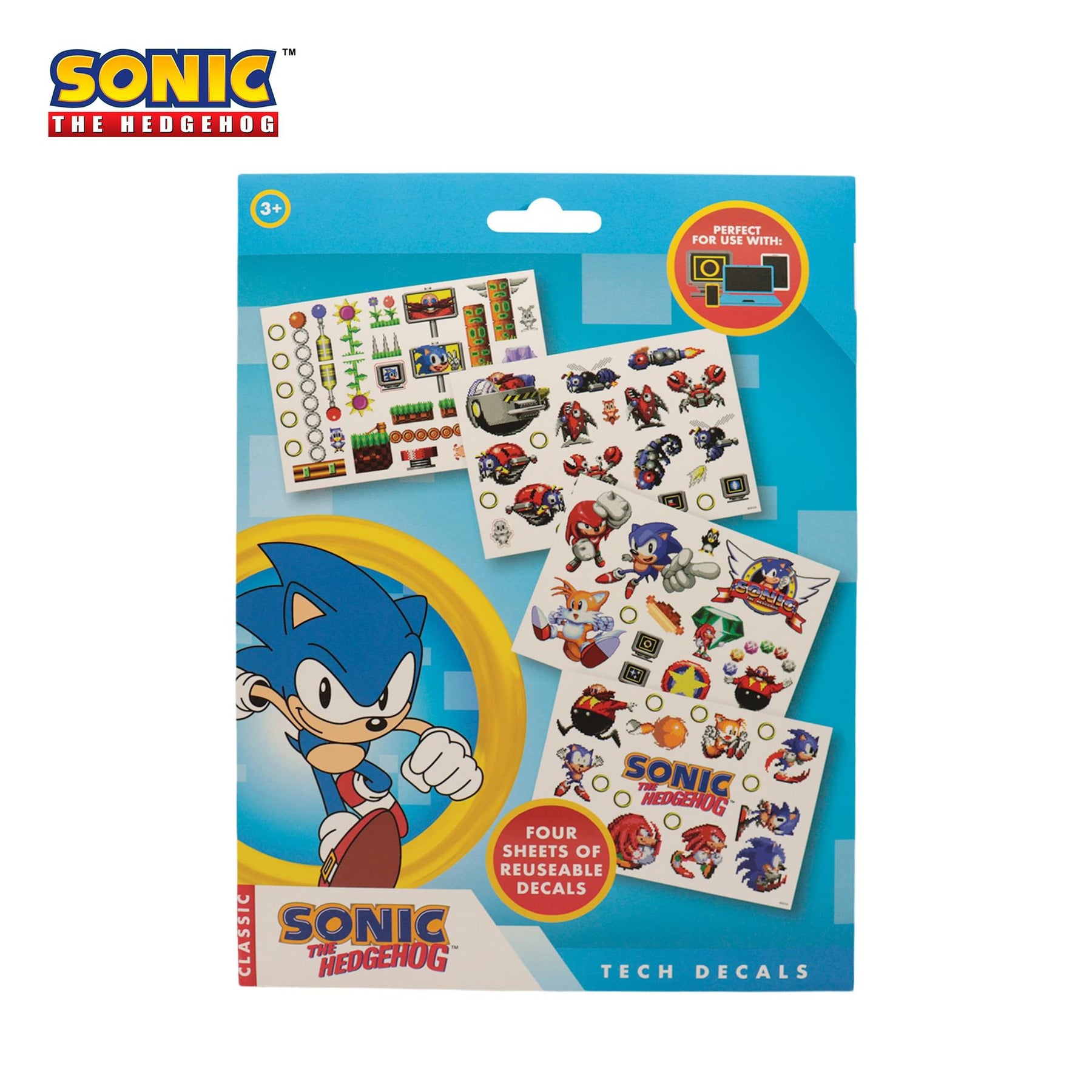 Sonic The Hedgehog Retro Tech Decals | 70+ Stickers