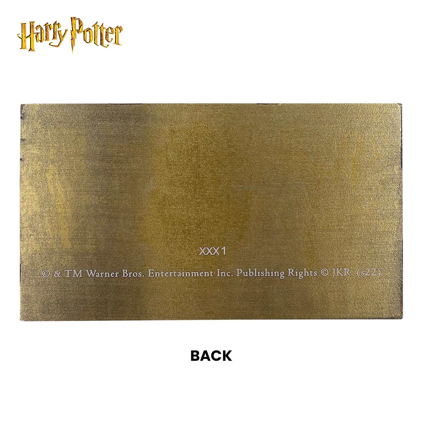Harry Potter Hogwarts Express Train Ticket Limited Edition Metal Replica