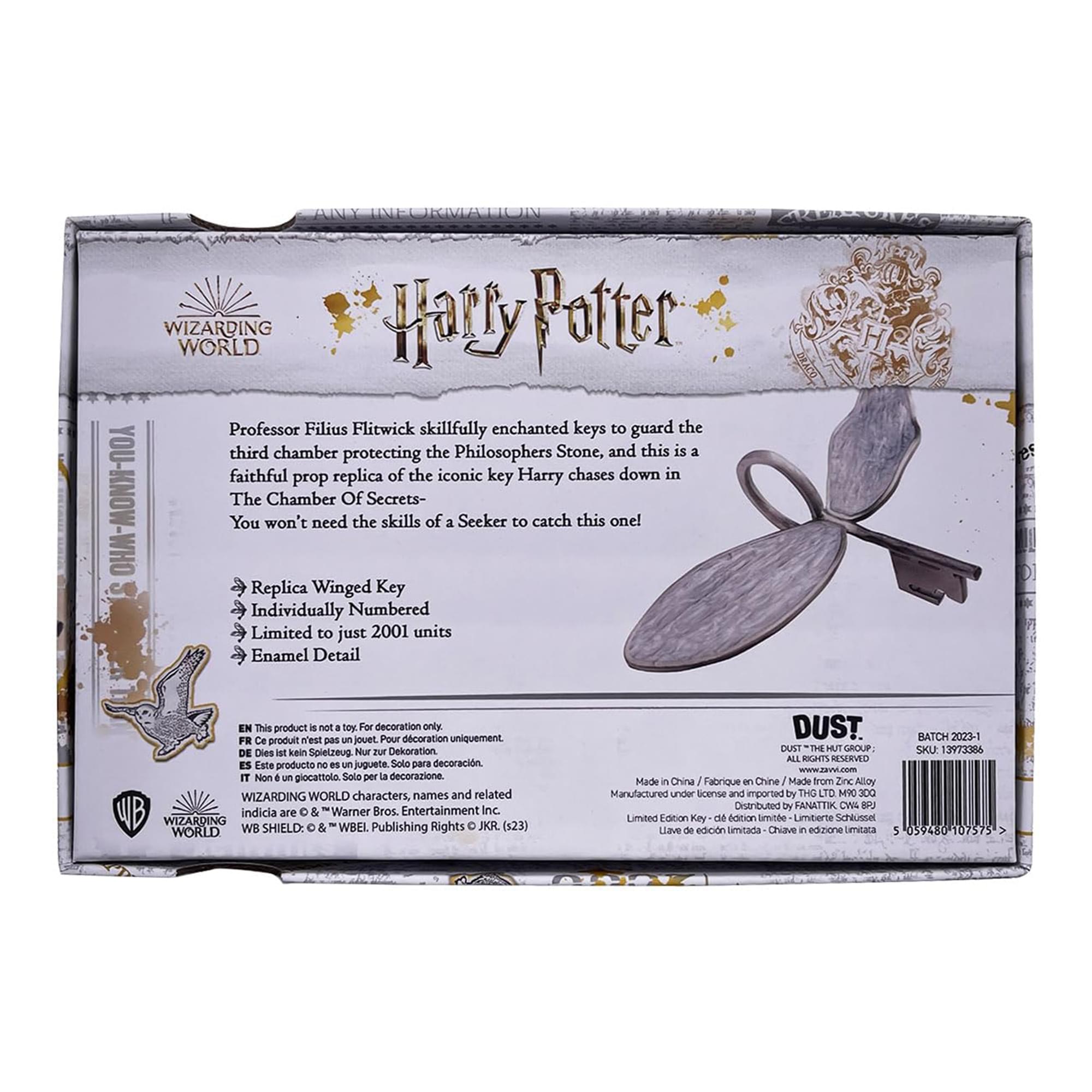 Harry Potter Professor Flitwick Enchanted Key Limited Edition Metal Replica