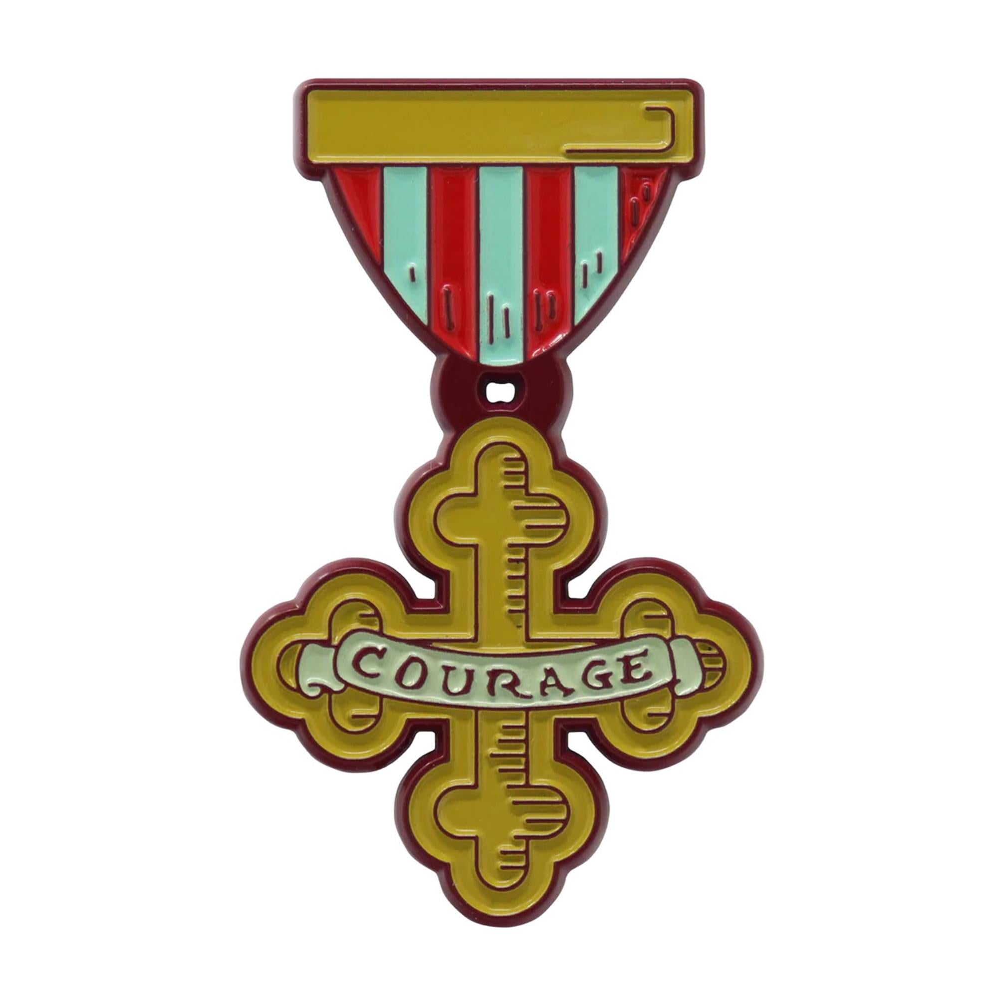 The Wizard of Oz Limited Edition Courage Medal Pin Badge