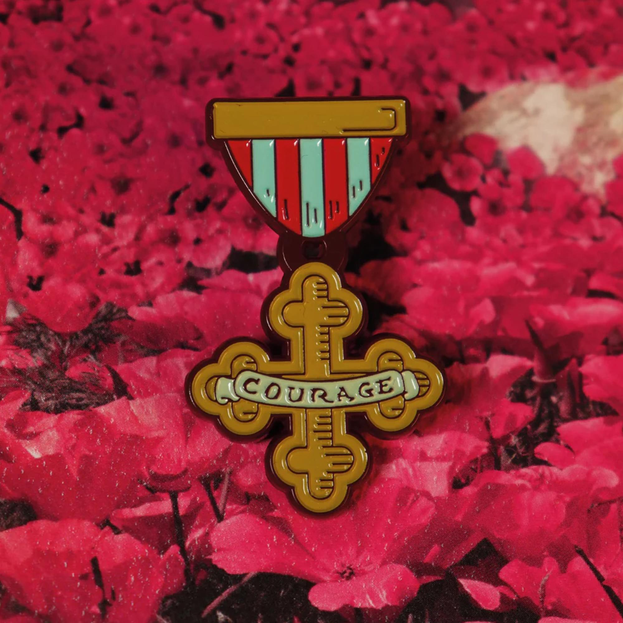 The Wizard of Oz Limited Edition Courage Medal Pin Badge