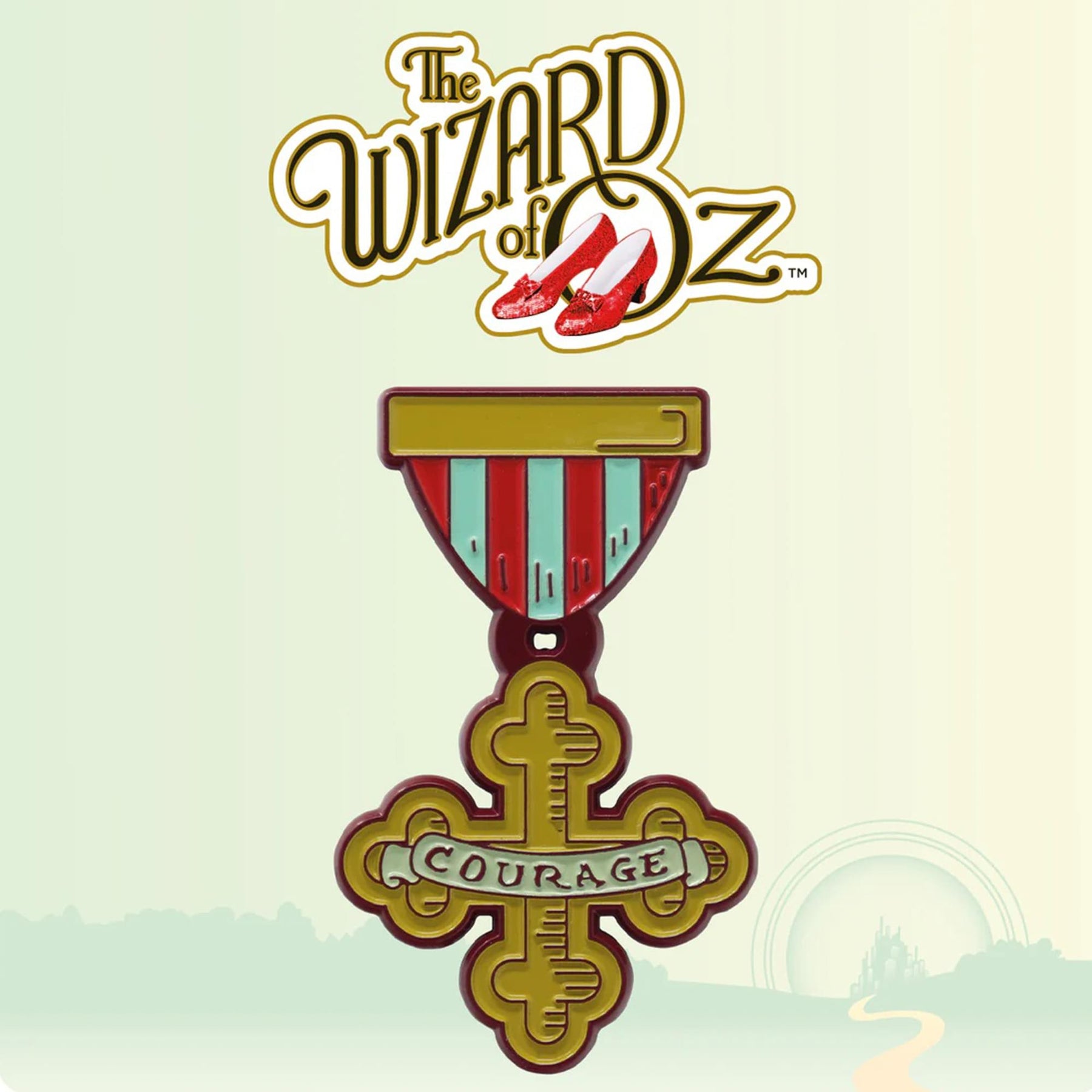 The Wizard of Oz Limited Edition Courage Medal Pin Badge