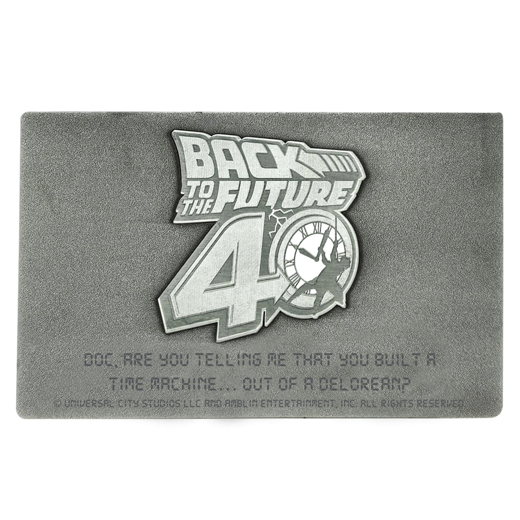 Back To The Future 40th Anniversary Time Circuits Limited Edition Metal Ingot