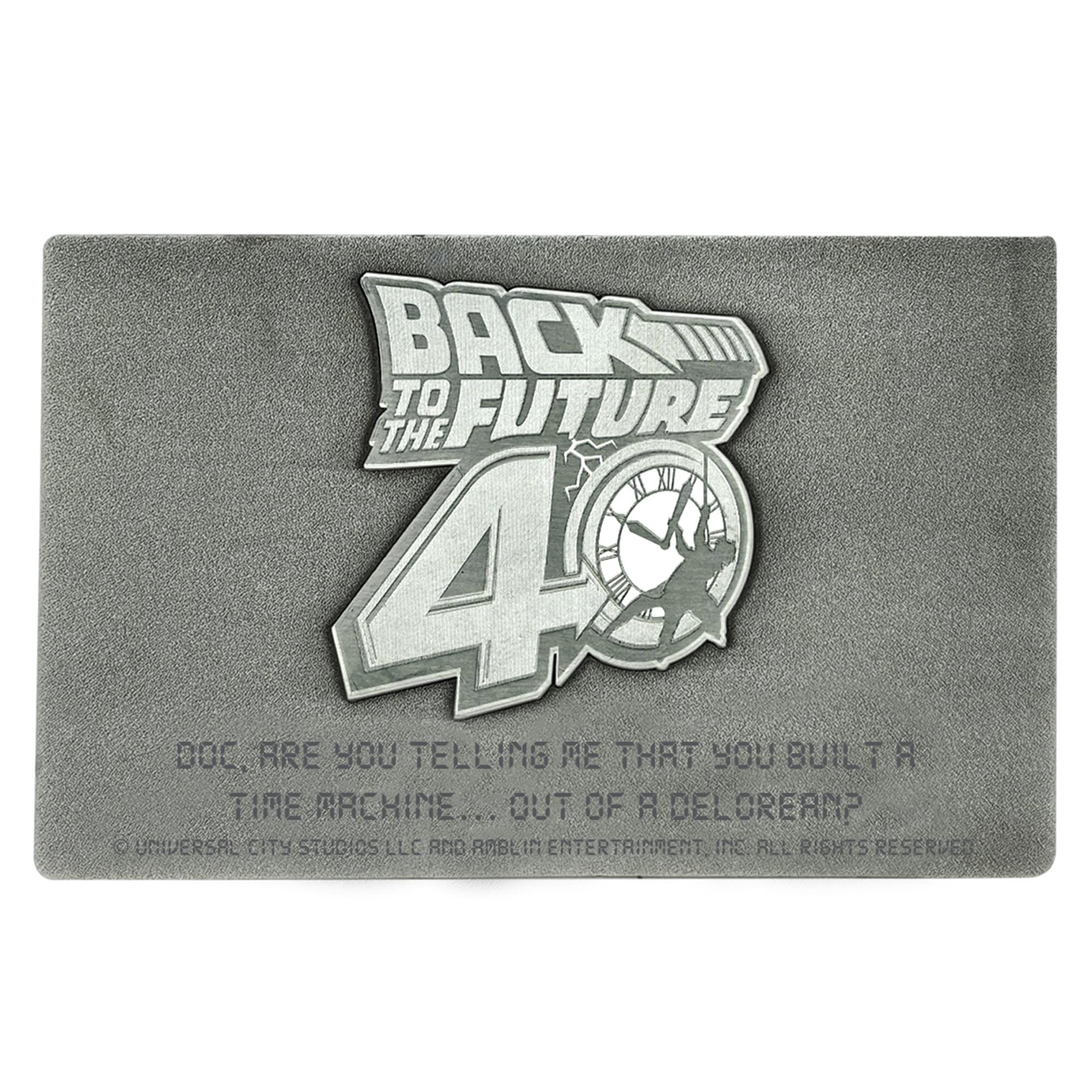 Back To The Future 40th Anniversary Time Circuits Limited Edition Metal Ingot