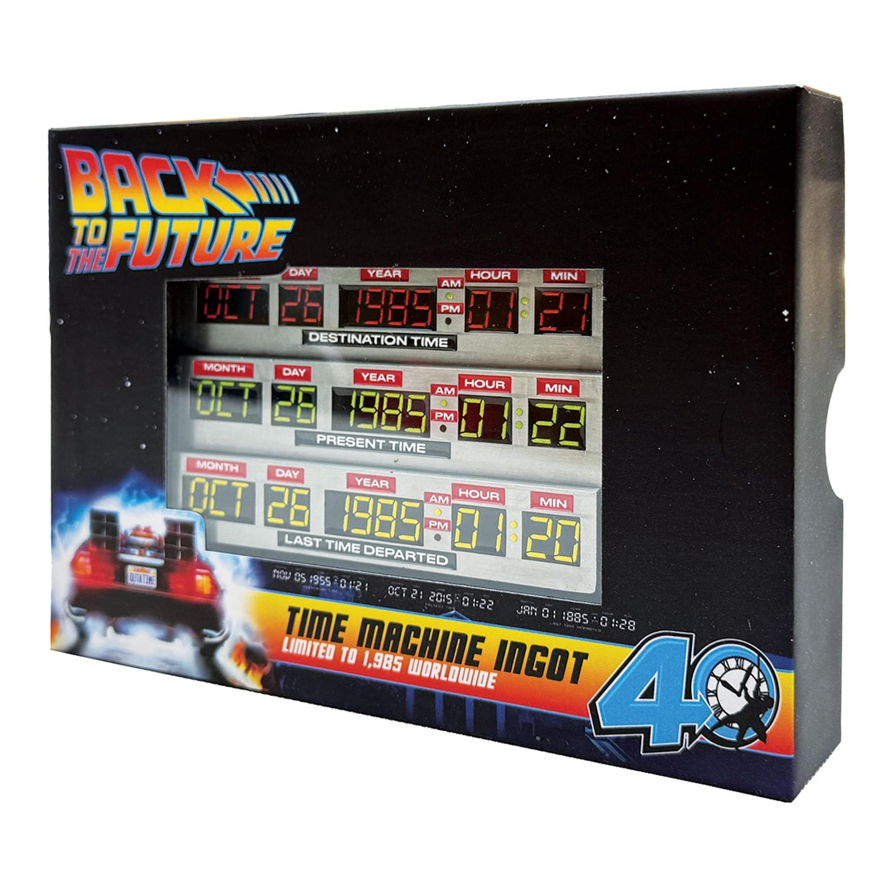 Back To The Future 40th Anniversary Time Circuits Limited Edition Metal Ingot