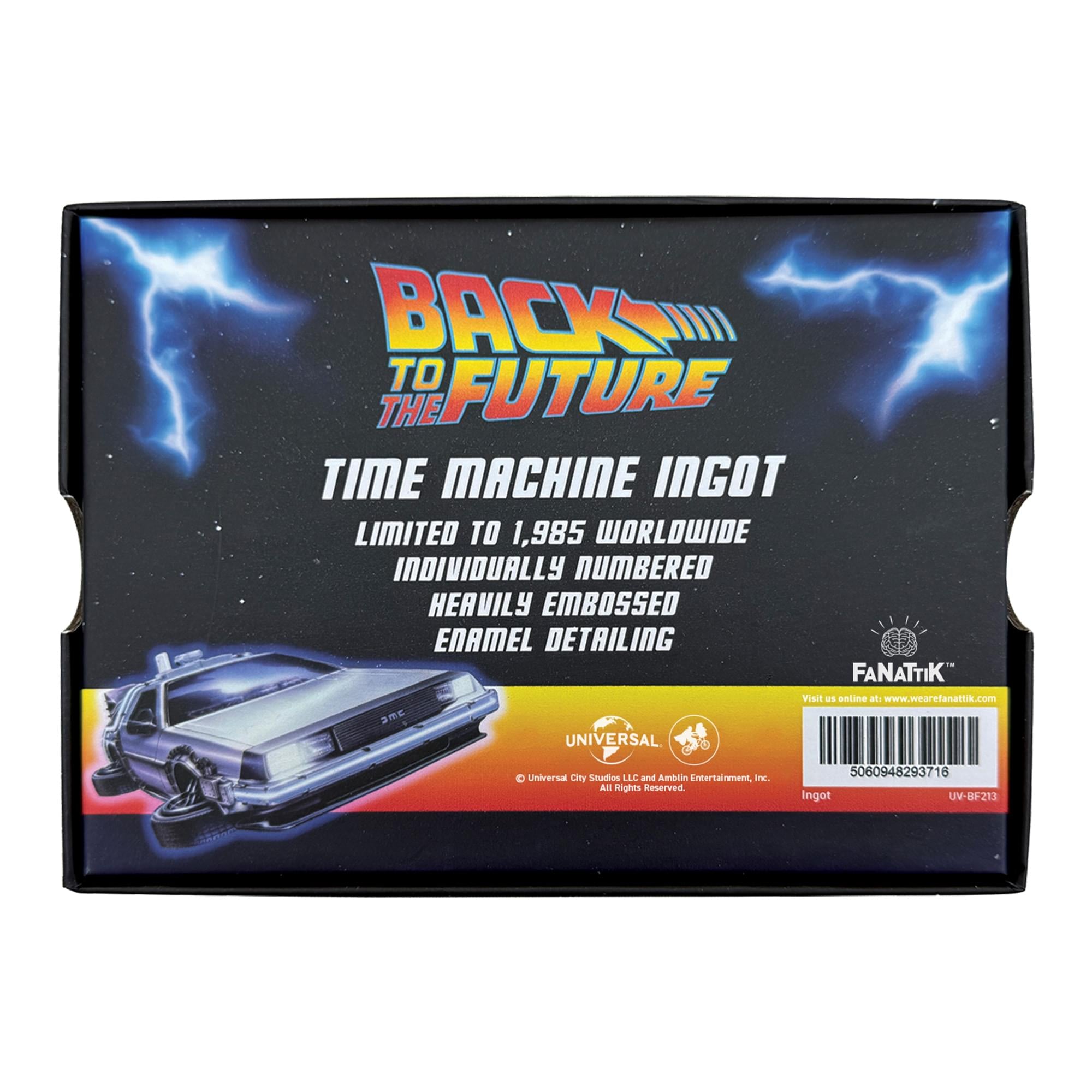 Back To The Future 40th Anniversary Time Circuits Limited Edition Metal Ingot
