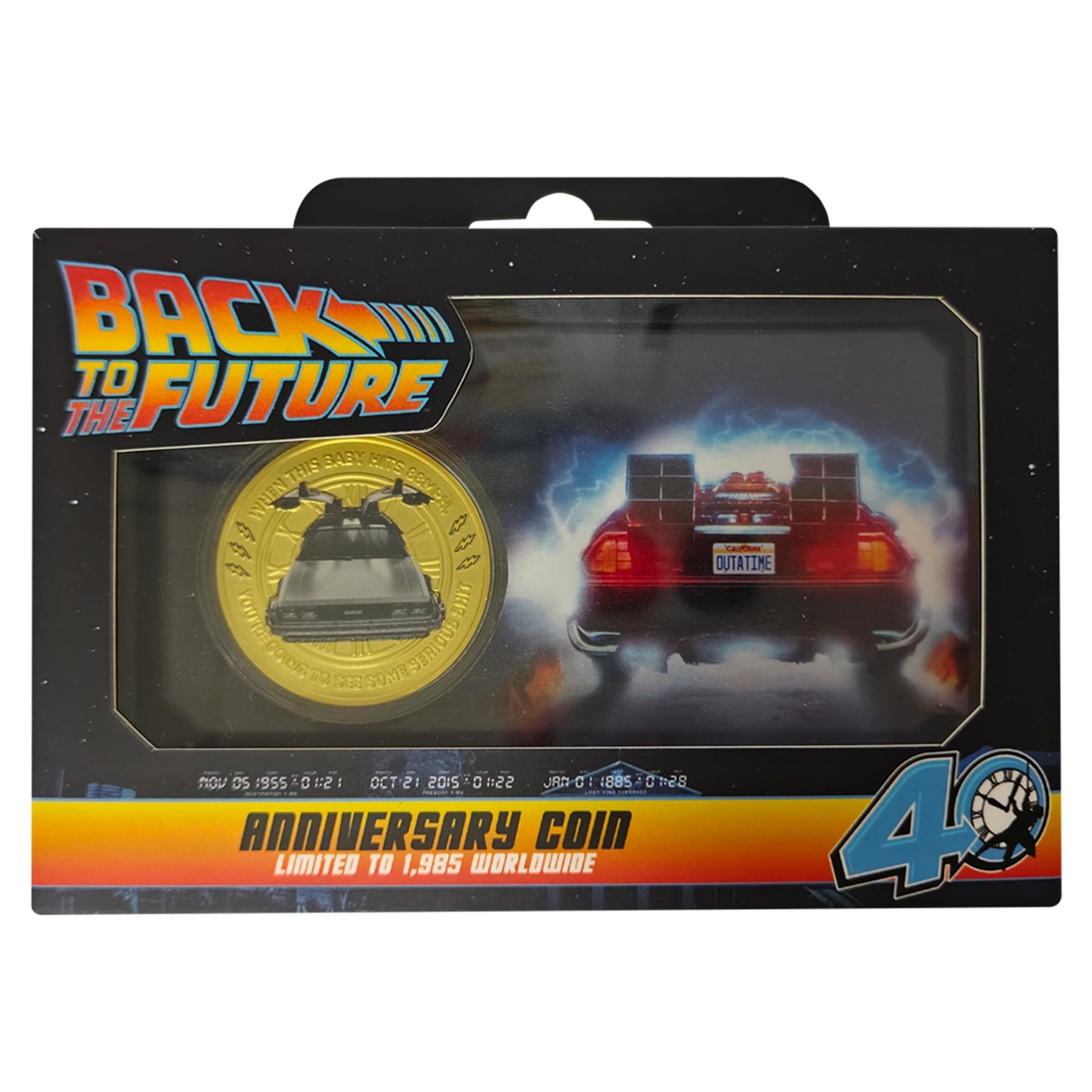 Back To The Future 40th Anniversary Presentation Limited Edition Coin