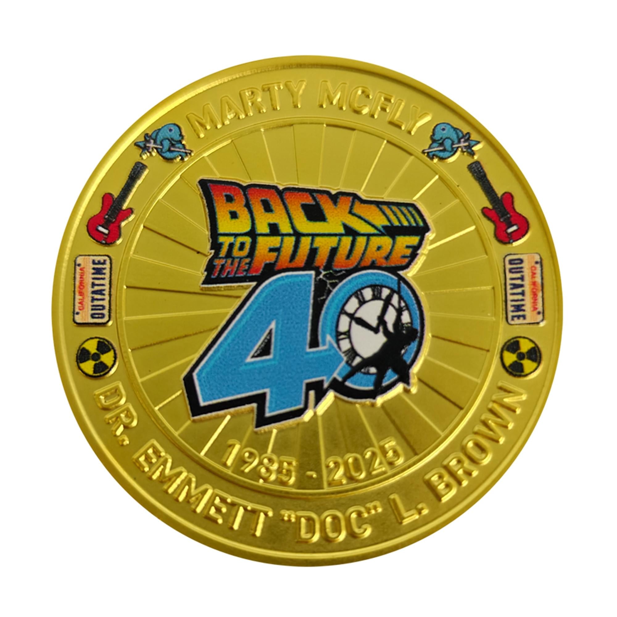 Back To The Future 40th Anniversary Presentation Limited Edition Coin