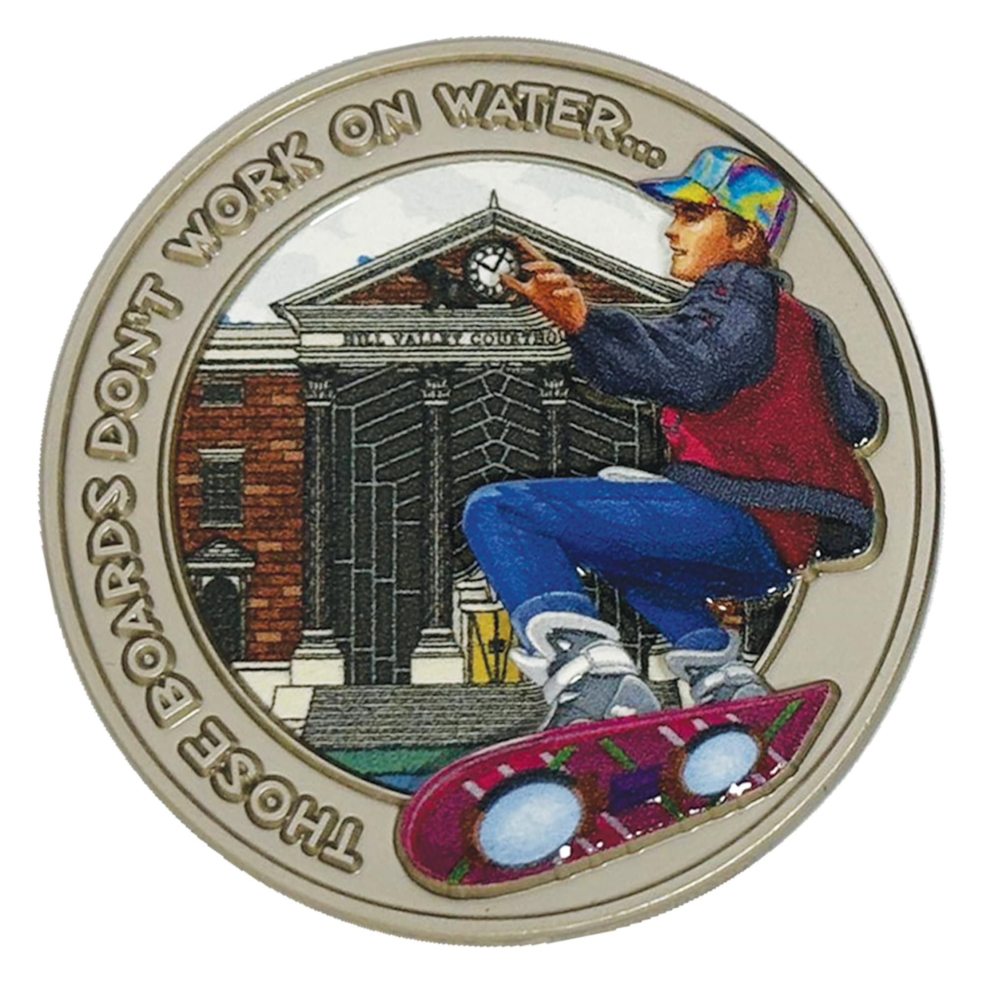 Back To The Future Part II Hoverboard Limited Edition Collector Coin With Case