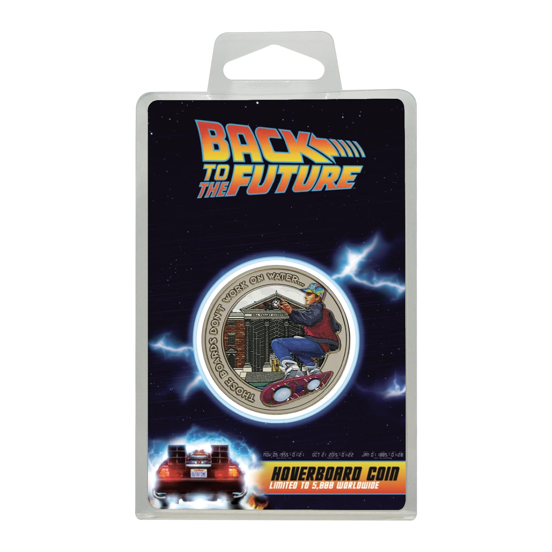 Back To The Future Part II Hoverboard Limited Edition Collector Coin With Case