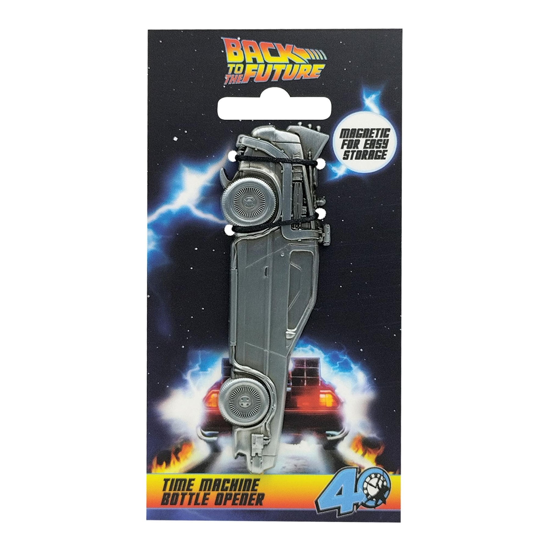 Back To The Future DeLorean Magnetic Metal Bottle Opener