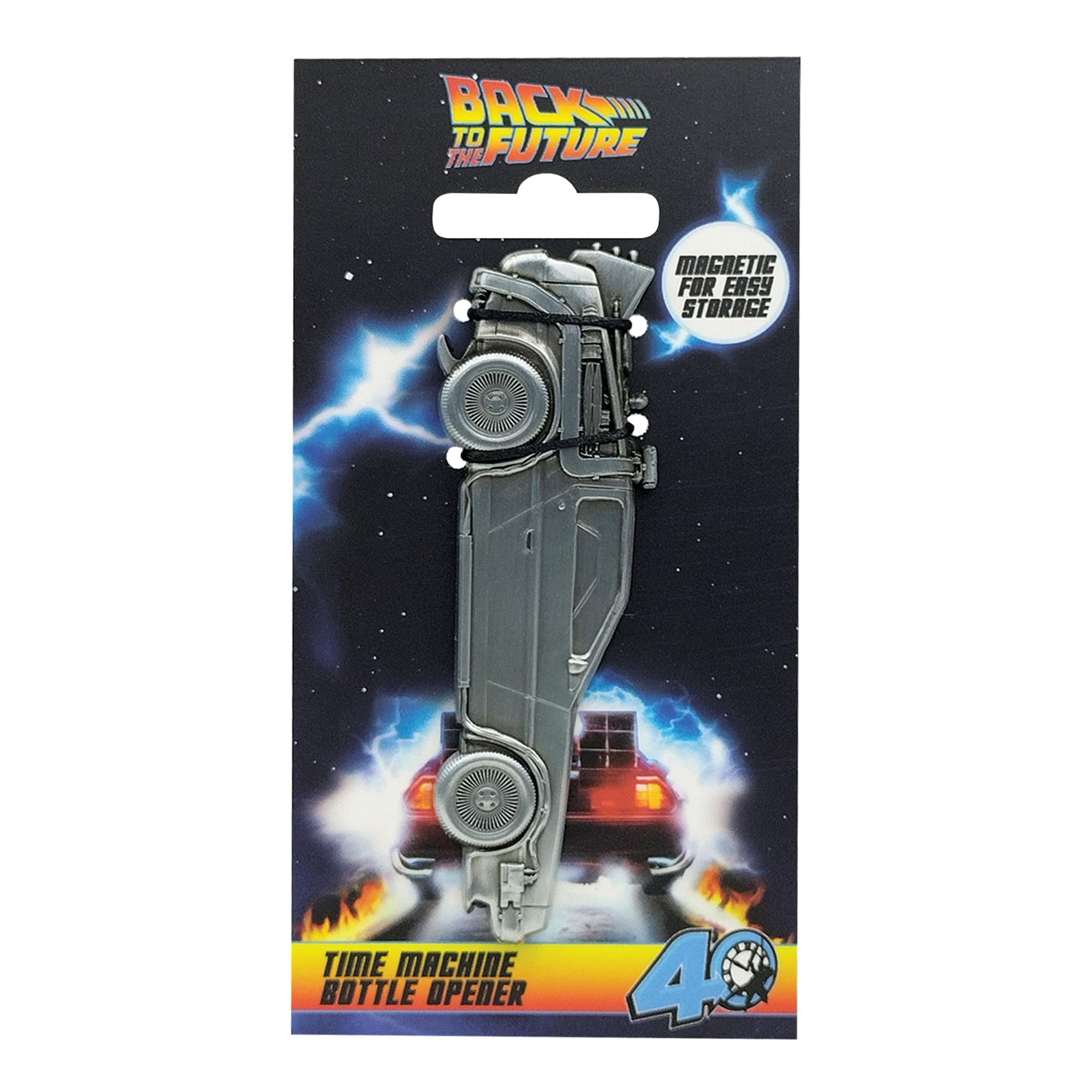 Back To The Future DeLorean Magnetic Metal Bottle Opener