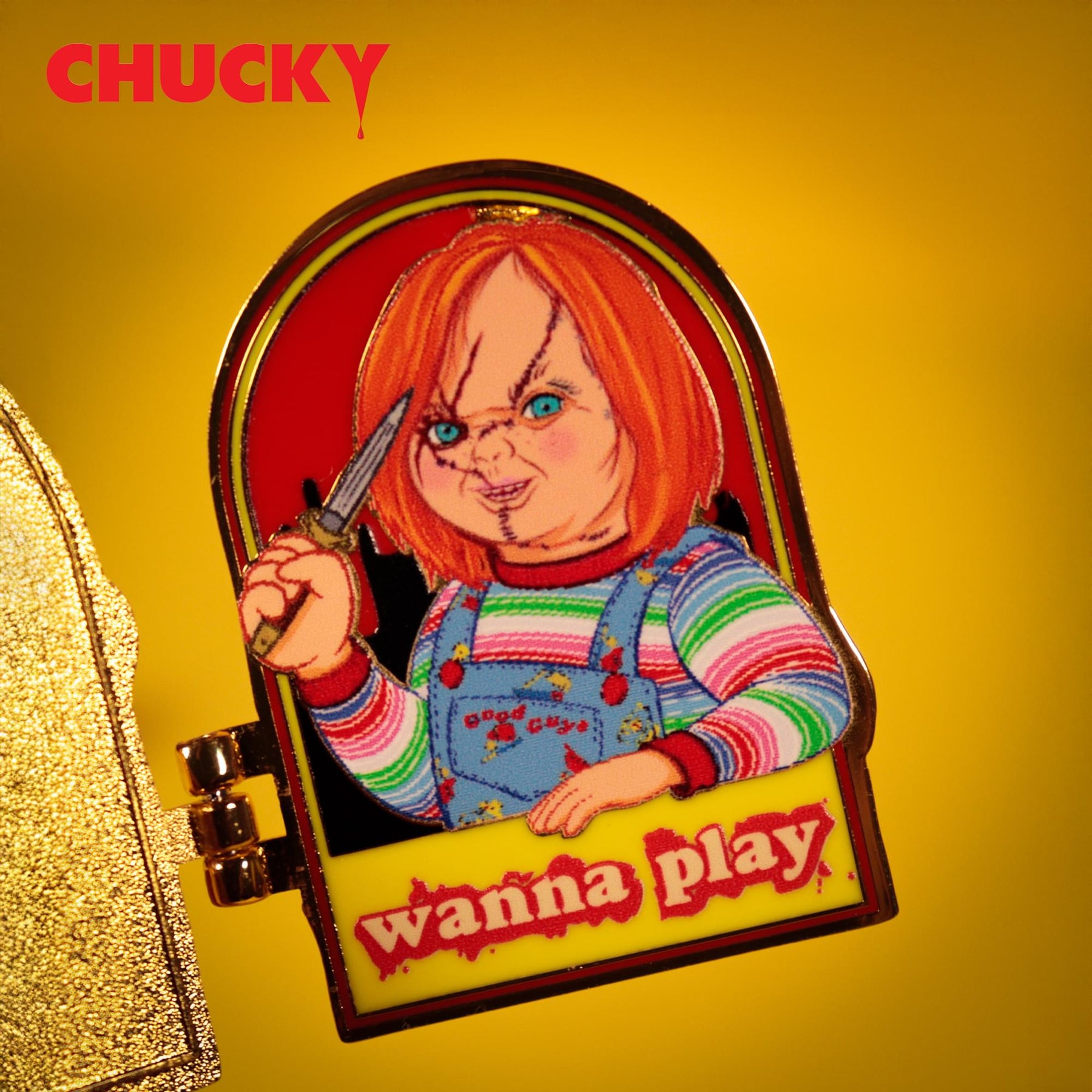 Child's Play Chucky Limited Edition Hinged Enamel Pin