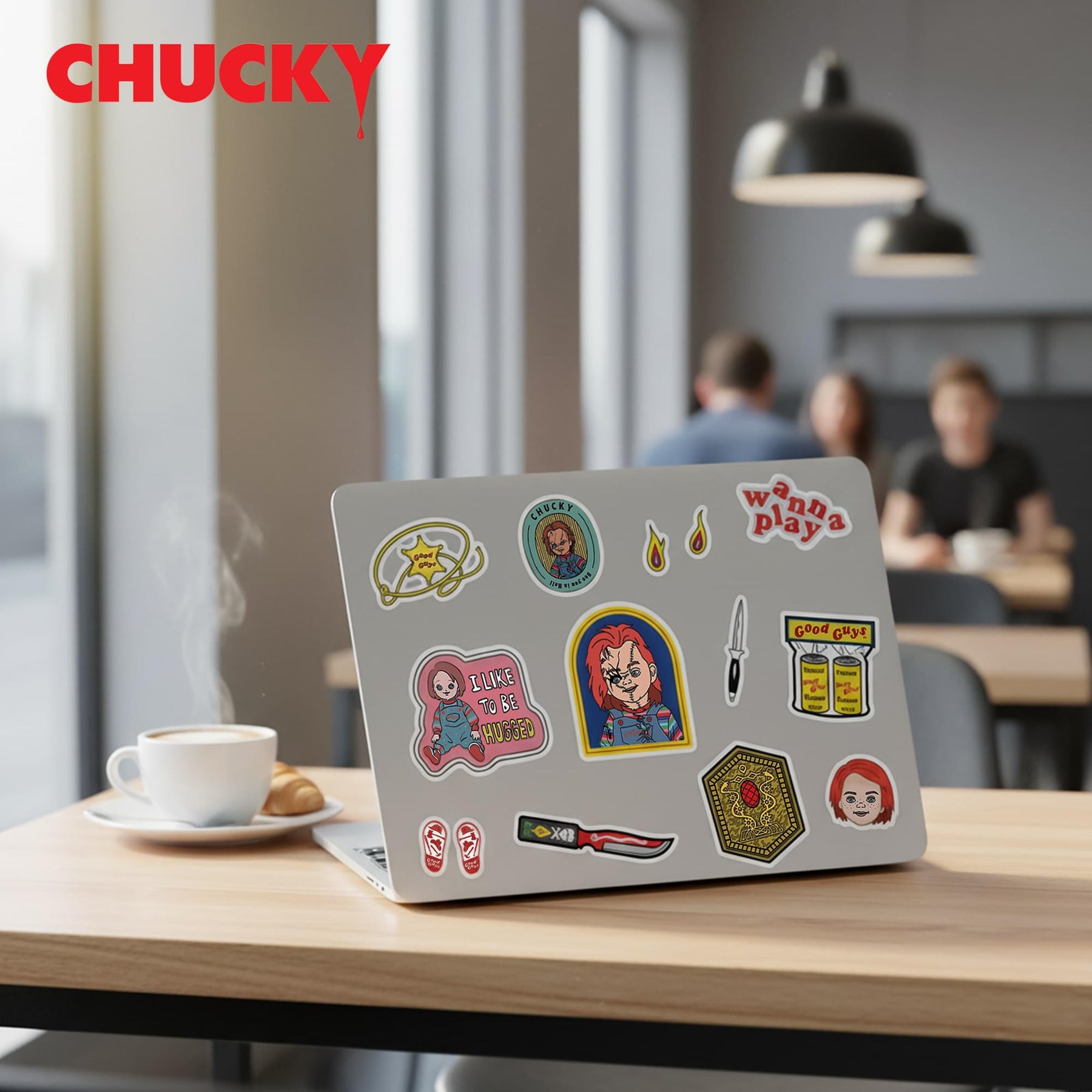 Child's Play Chucky Reusable Tech Decals | 4 Sheets