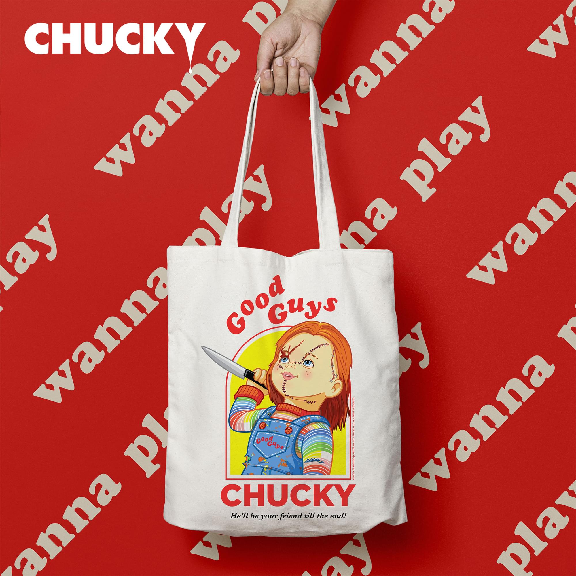 Child's Play Chucky 16-Inch Cotton Tote Bag