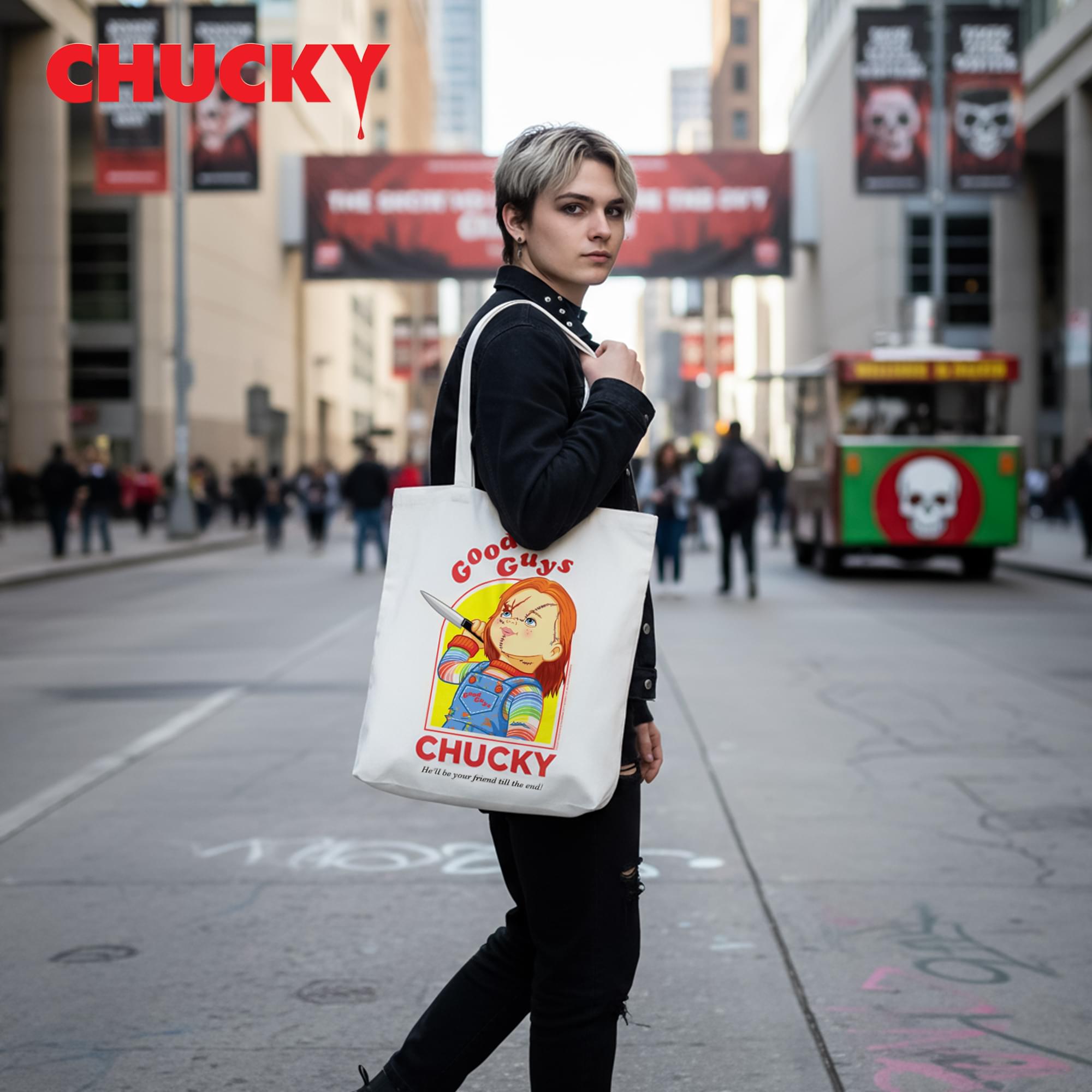 Child's Play Chucky 16-Inch Cotton Tote Bag