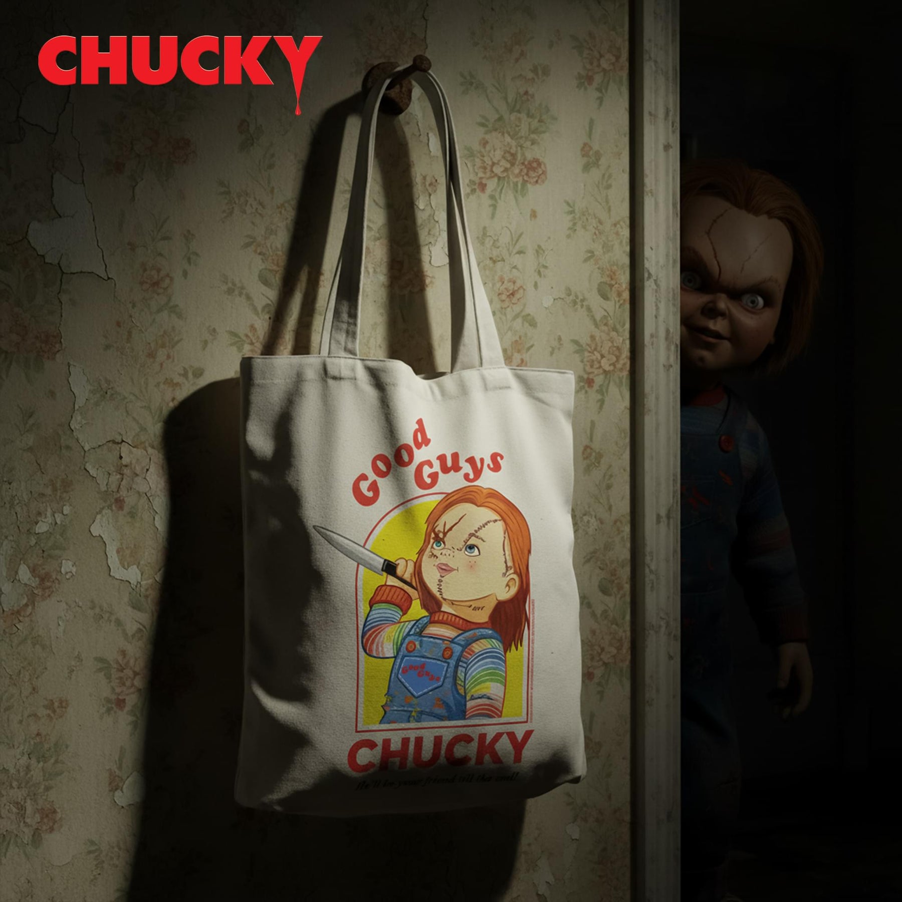 Child's Play Chucky 16-Inch Cotton Tote Bag