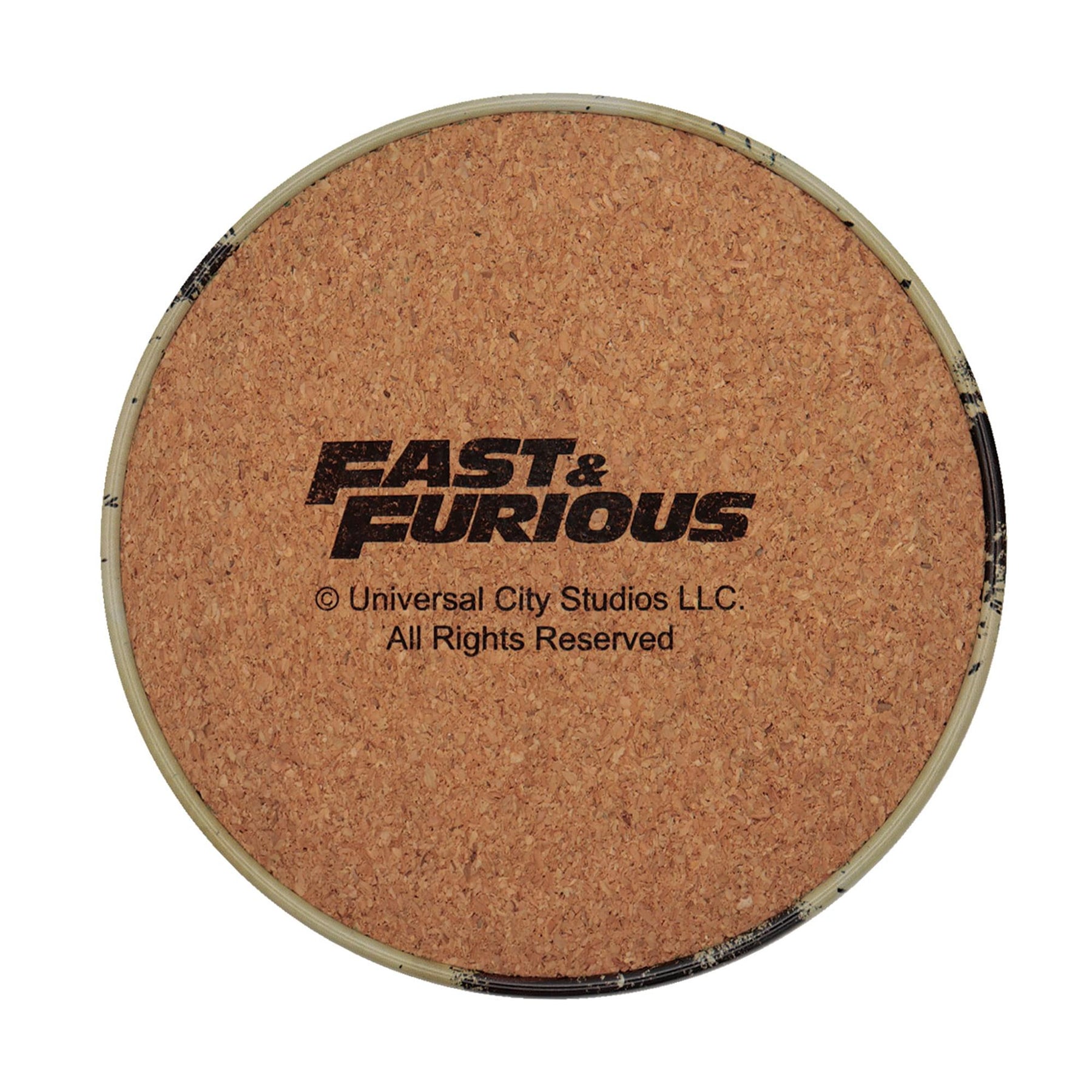 Fast & Furious Vintage Style 4-Piece Metal Coasters