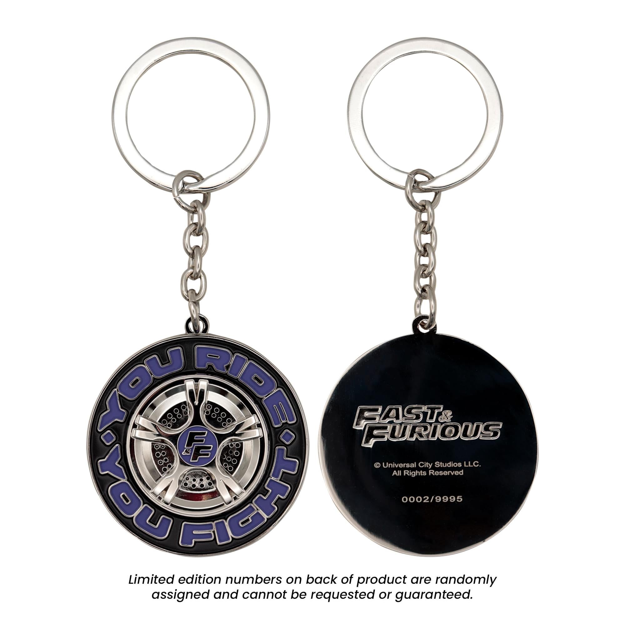 Fast & Furious "You Ride You Fight" Limited Edition Metal Keychain